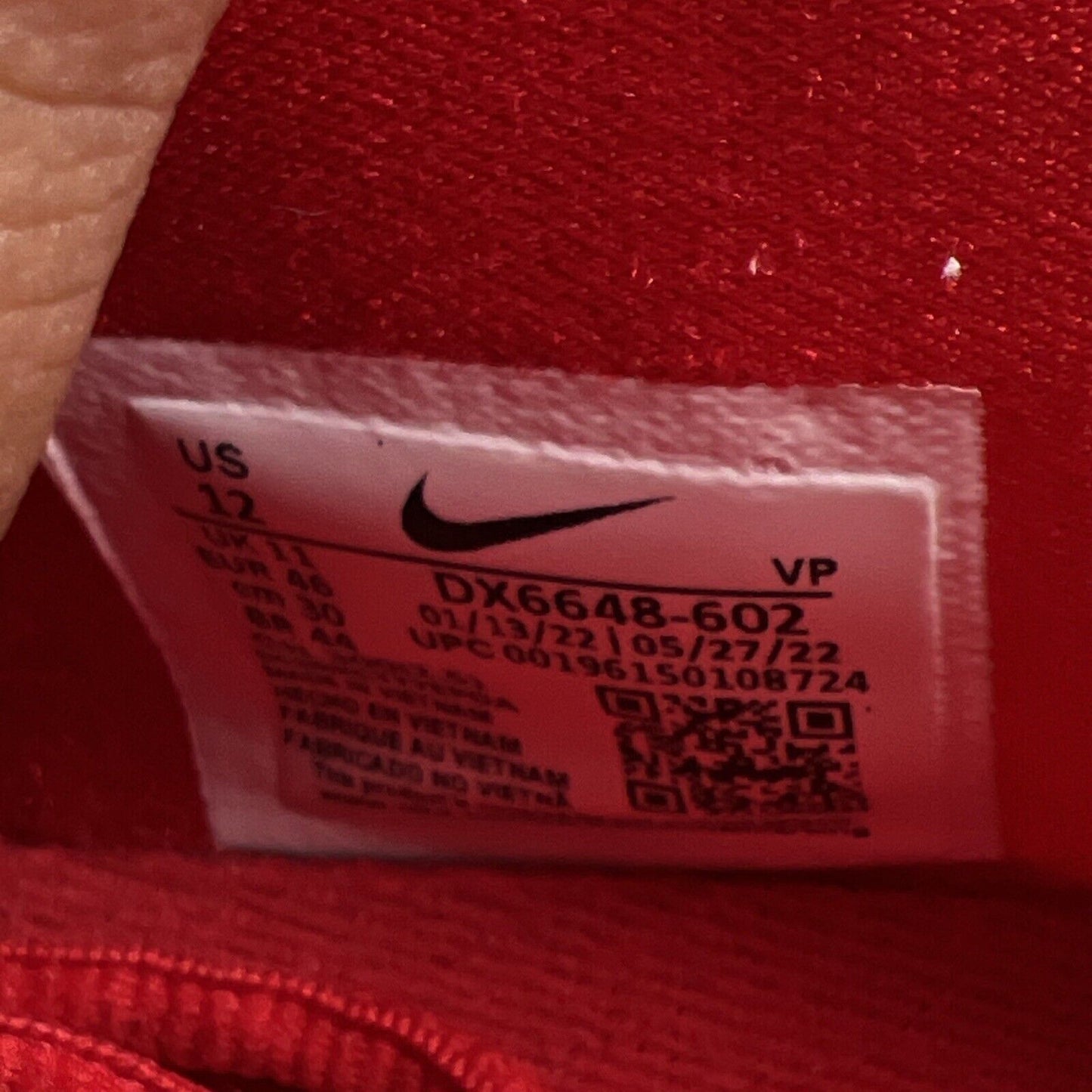 Size 12 - Nike KD 15 TB University Red (DX6648-602)