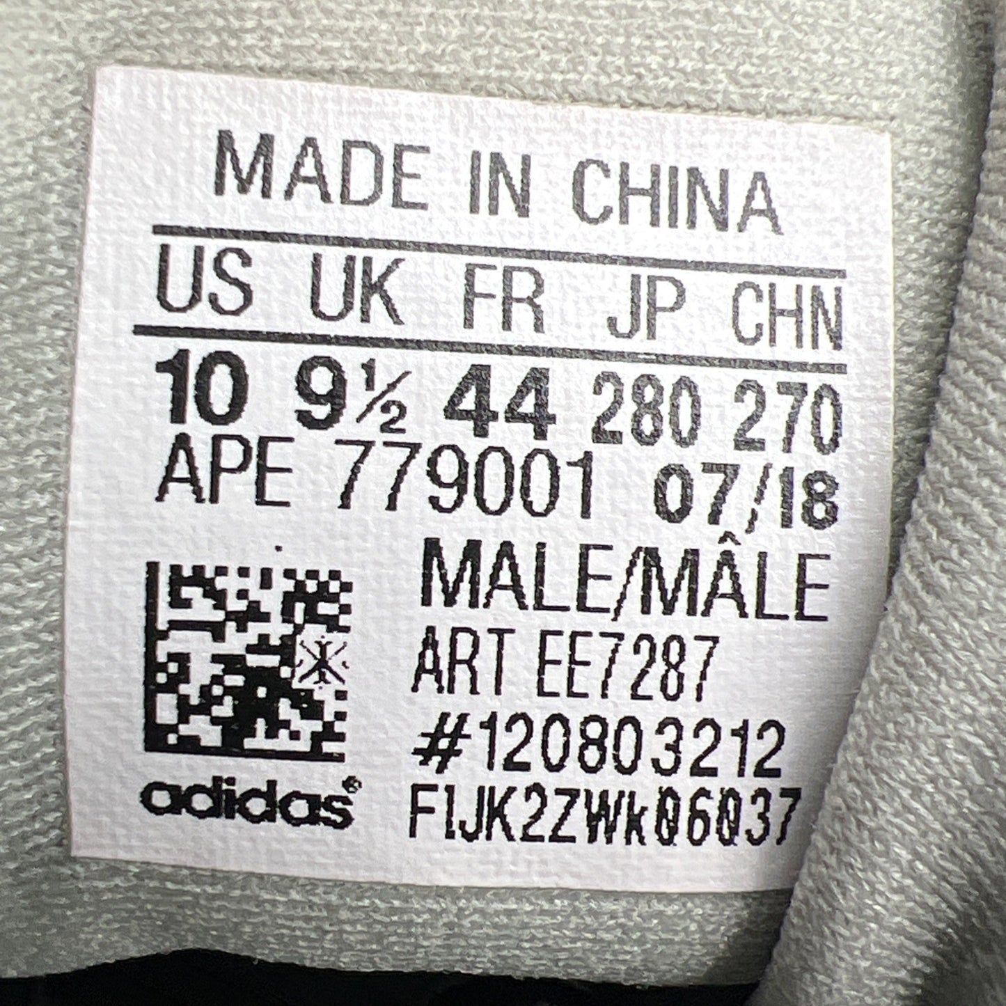 Size 10 - adidas Yeezy 500 Salt (EE7287)