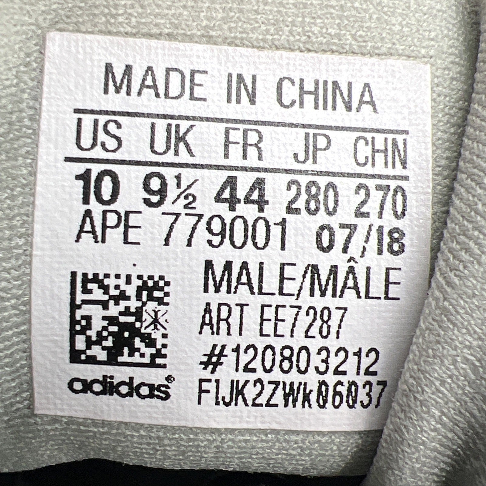 Size 10 - adidas Yeezy 500 Salt (EE7287)