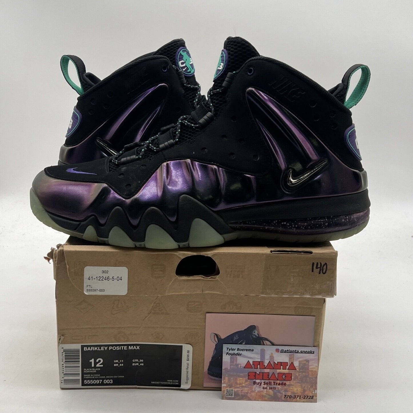 Size 12 - Nike Barkley Posite Max Eggplant (555097-003)