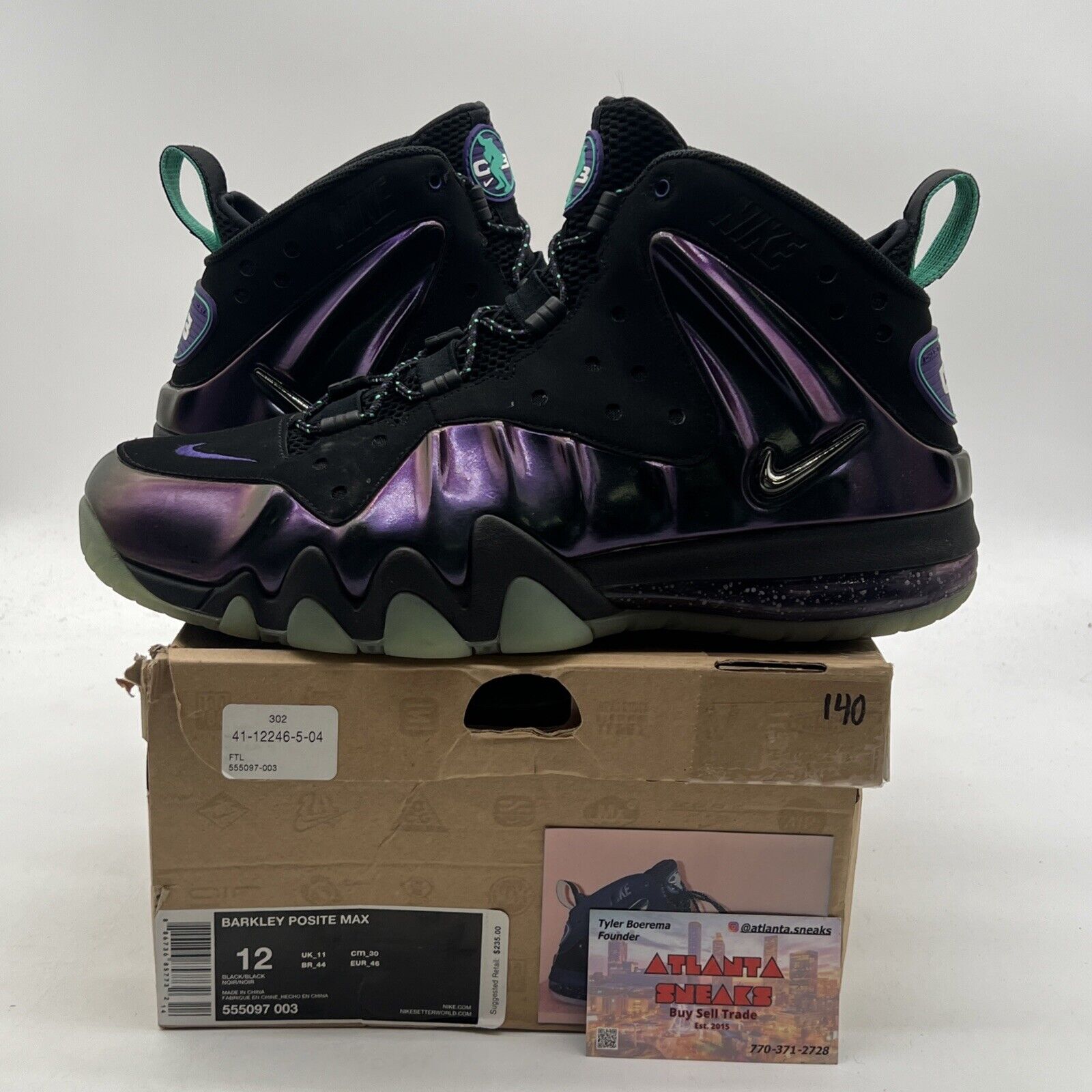 Size 12 - Nike Barkley Posite Max Eggplant (555097-003)