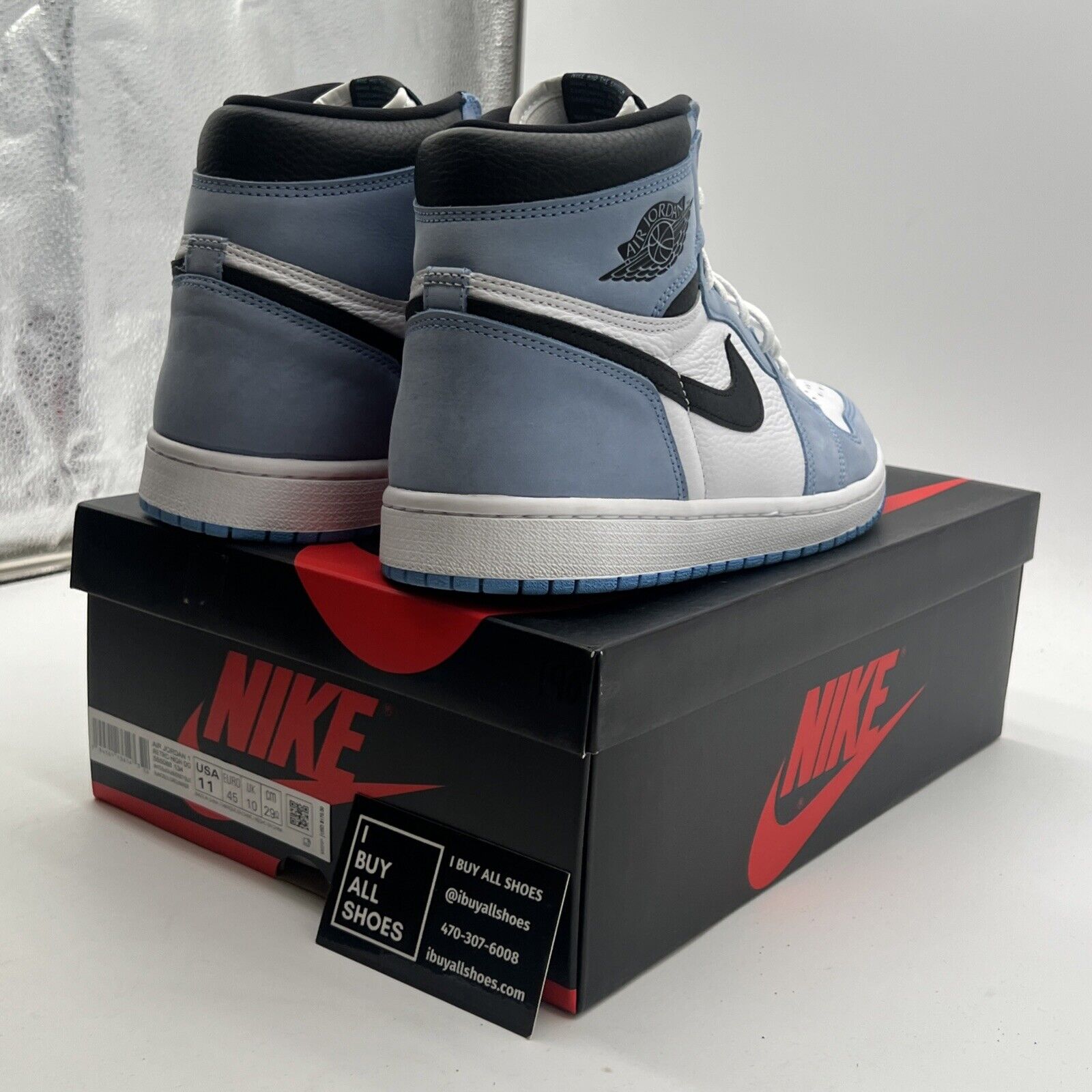 Size 11 - Air Jordan 1 Retro OG High University Blue (555088-134)