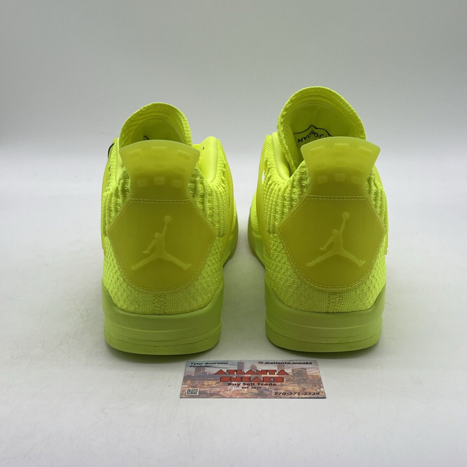 Size 12 - Air Jordan 4 Retro Flyknit Volt (AQ3559-700)