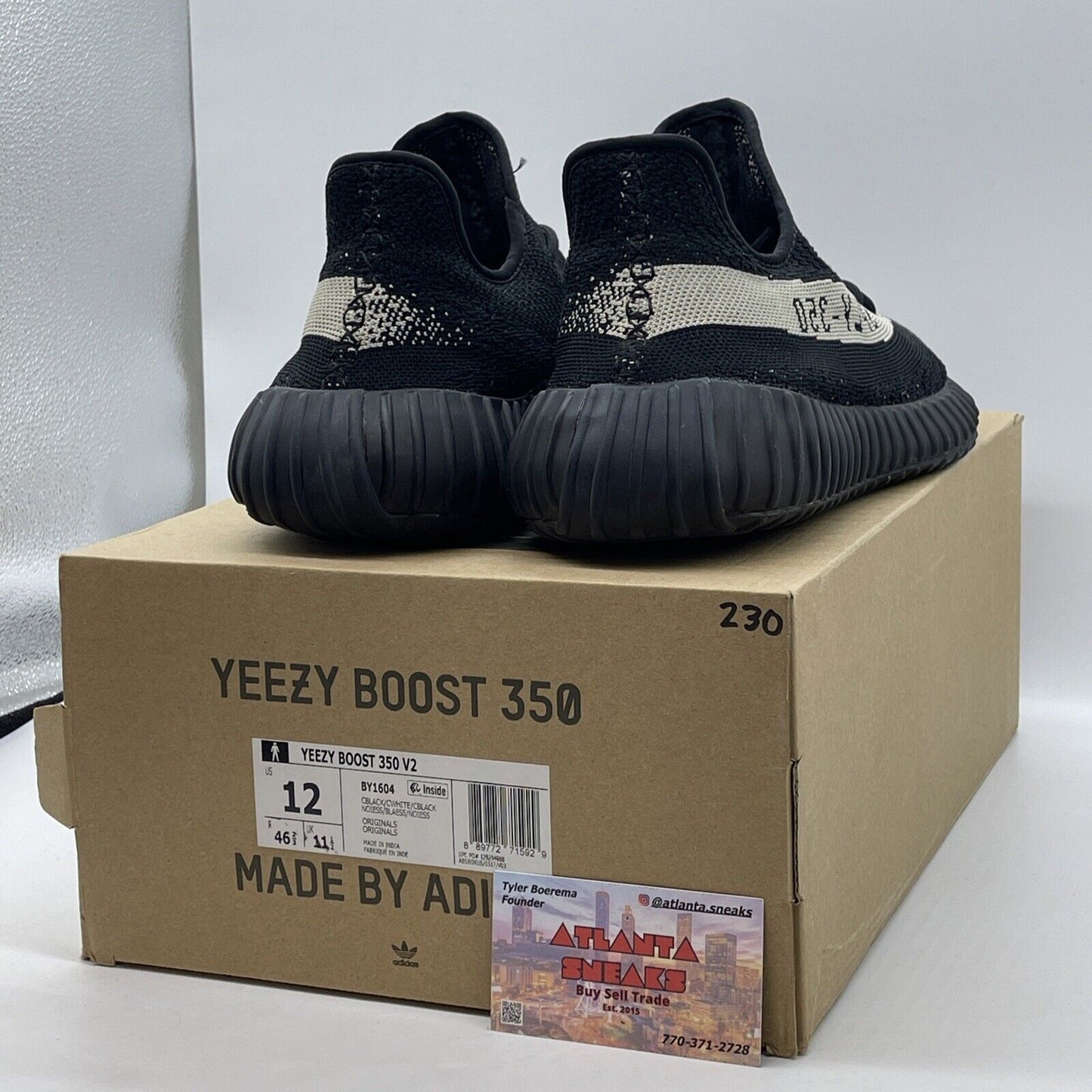 Size 12 - adidas Yeezy Boost 350 V2 Low Oreo Black Brown Suede Leather  (BY1604)