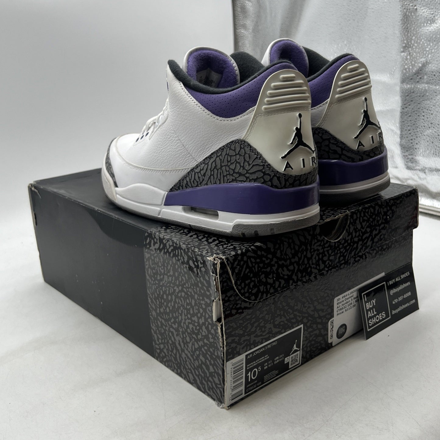 Size 10.5 - Air Jordan 3 Retro Mid Dark Iris (CT8532-105)
