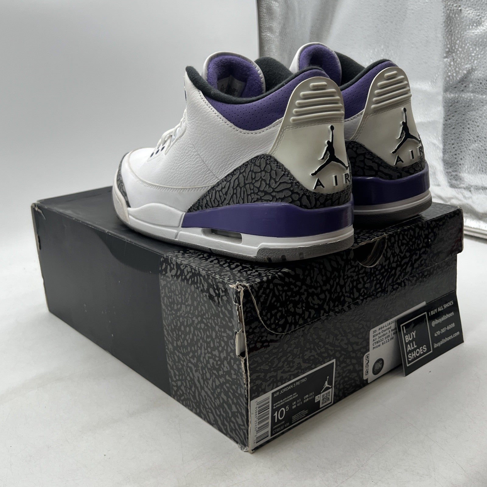 Size 10.5 - Air Jordan 3 Retro Mid Dark Iris (CT8532-105)
