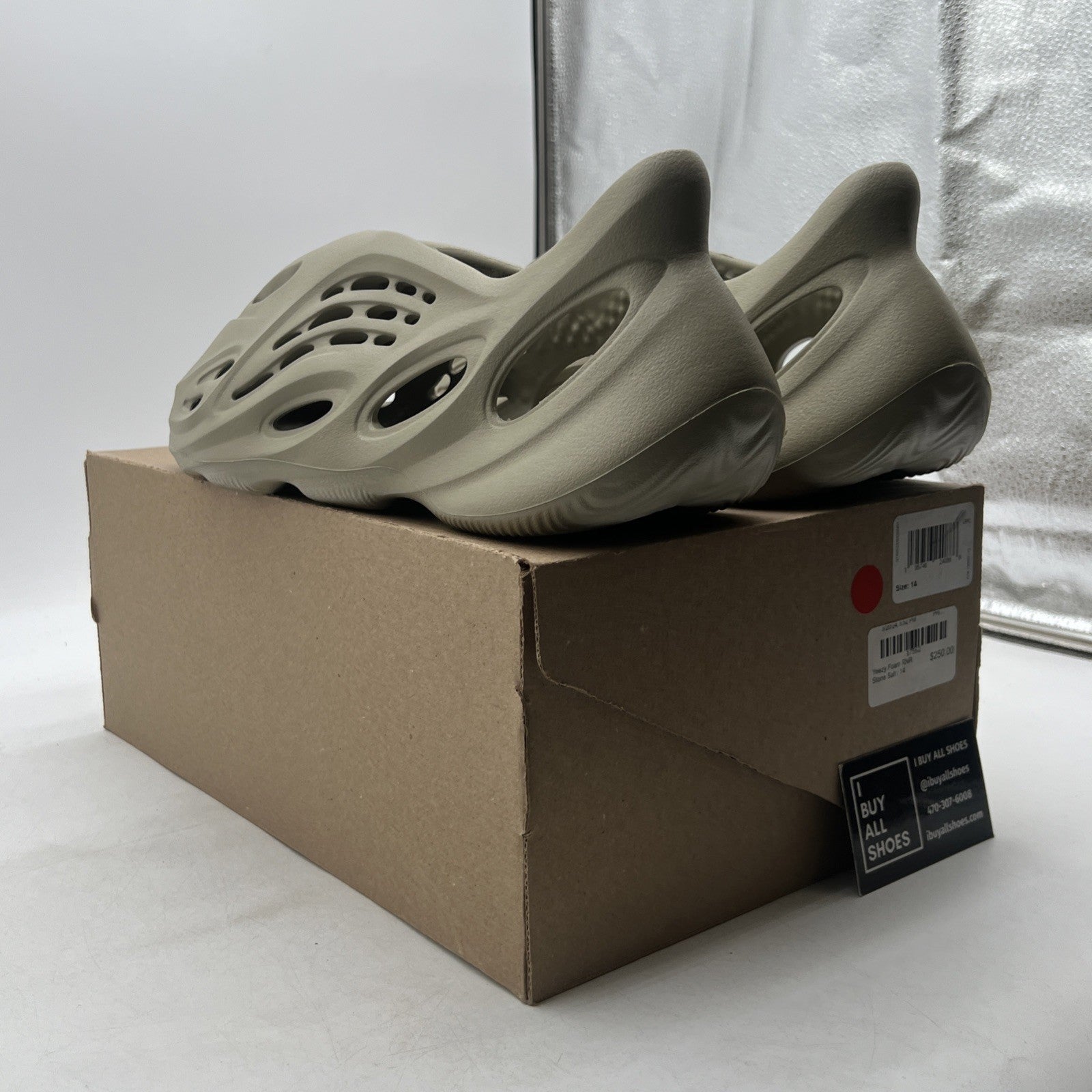 Size 14 - adidas Yeezy Foam RNR Stone Salt (GV6840)