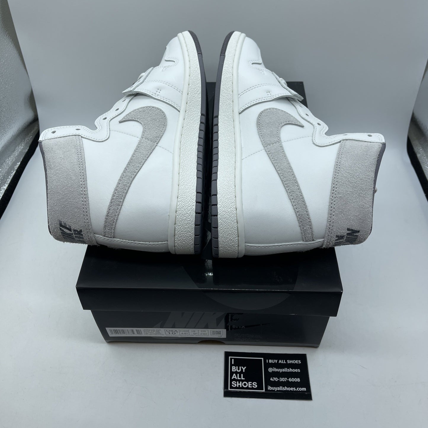 Size 10.5 - Jordan Air Ship PE SP Tech Grey White Leather Suede (DZ3497-100)