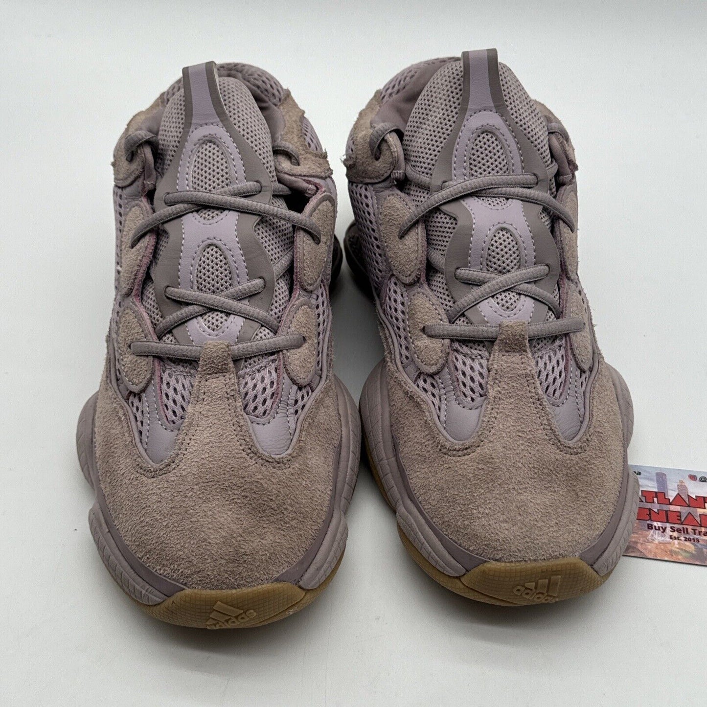 Size 9.5 - adidas Yeezy 500 Soft Vision Purple Gum Sole Lilac Light Spring Color