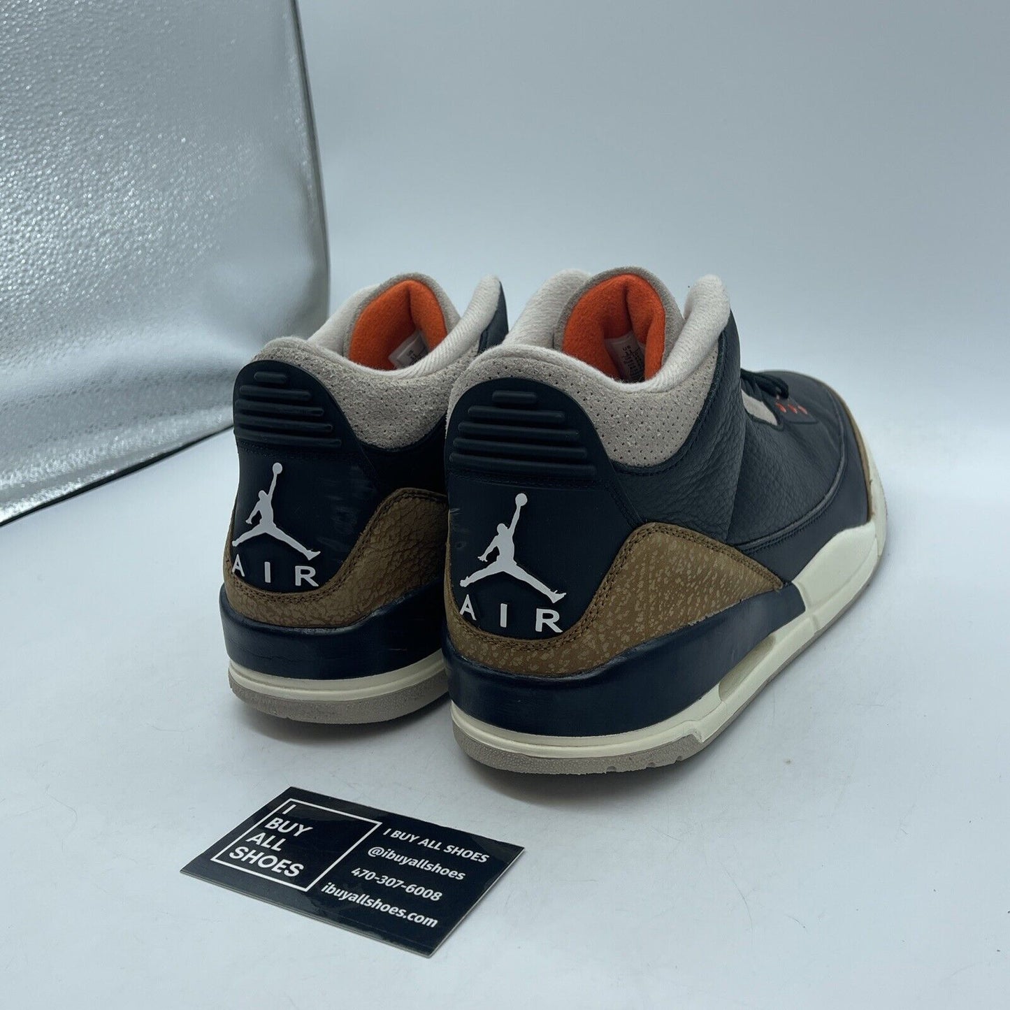 Size 11 - Jordan 3 Retro Mid Desert Elephant Black Brown Suede (CT8532-008)