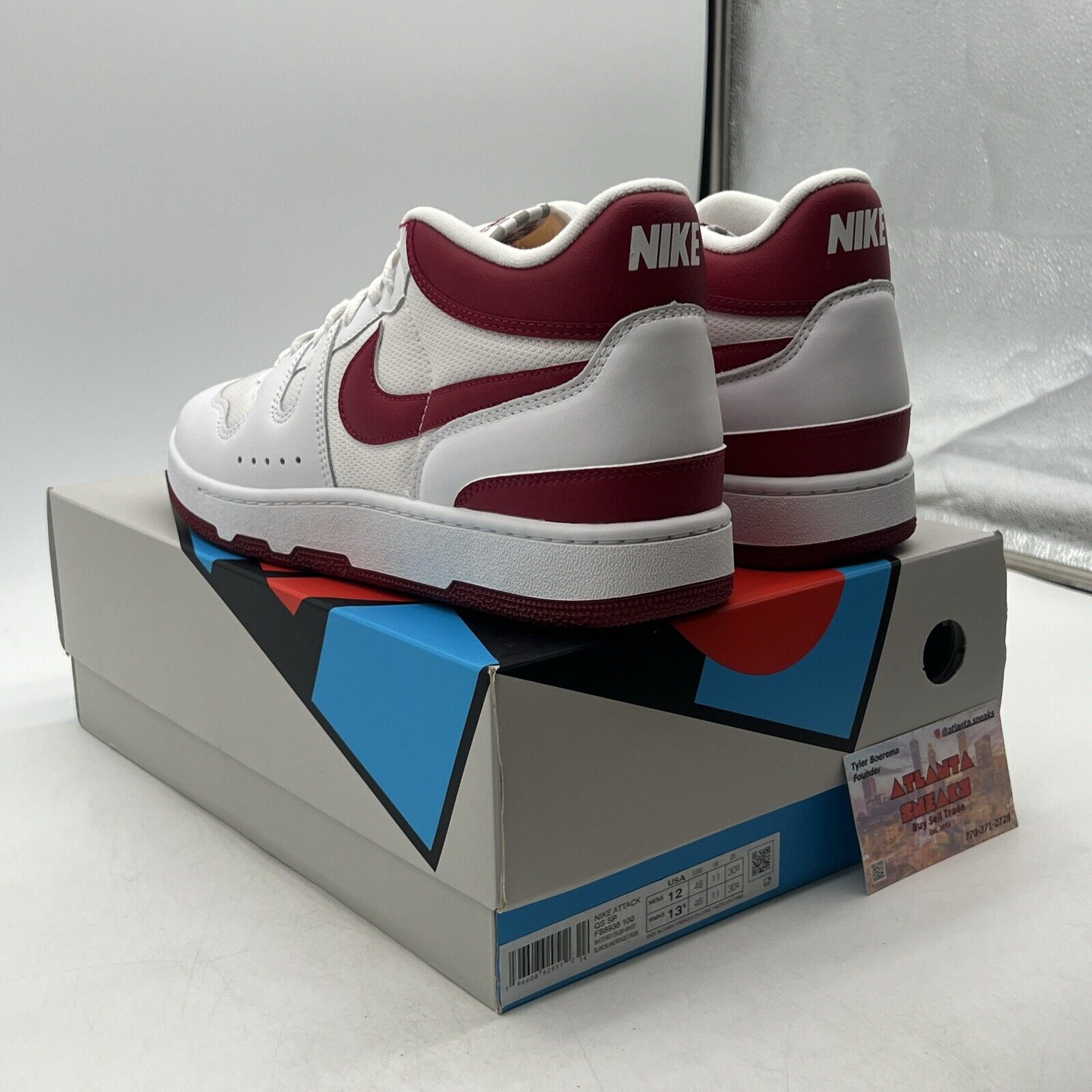 Size 12 - Nike Mac Attack QS SP Red Crush (FB8938-100)