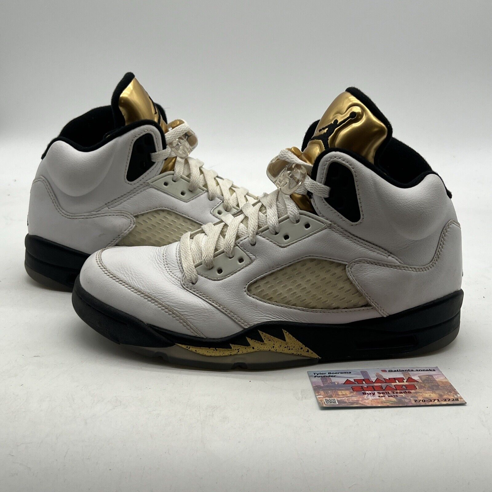 Size 8.5 - Air Jordan 5 Retro Olympic (136027-133)