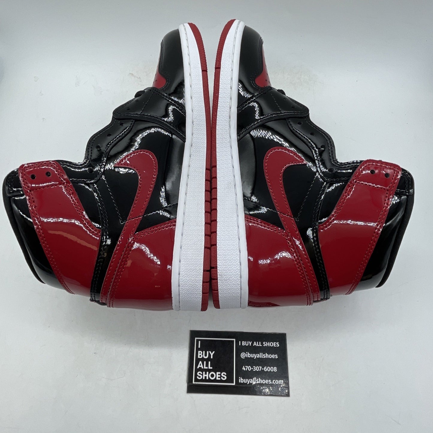Size 8 - Air Jordan 1 Retro OG High Patent Bred (555088-063)