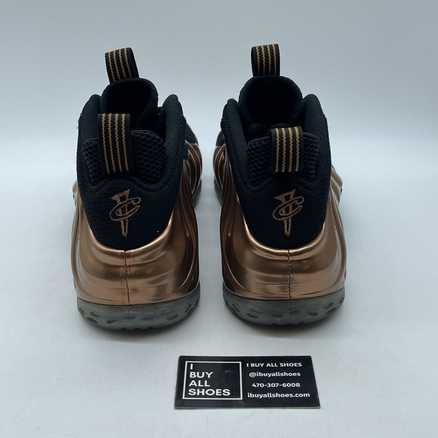 Size 11.5 - Nike Air Foamposite One 2017 Copper Black Suede (314996-007)
