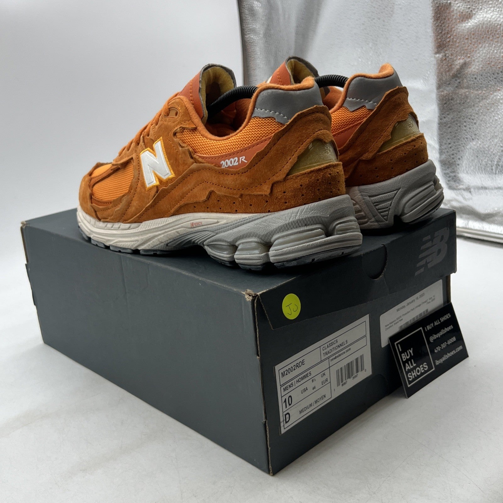 Size 10 - New Balance 2002R Protection Pack - Vintage Orange (M2002RDE)
