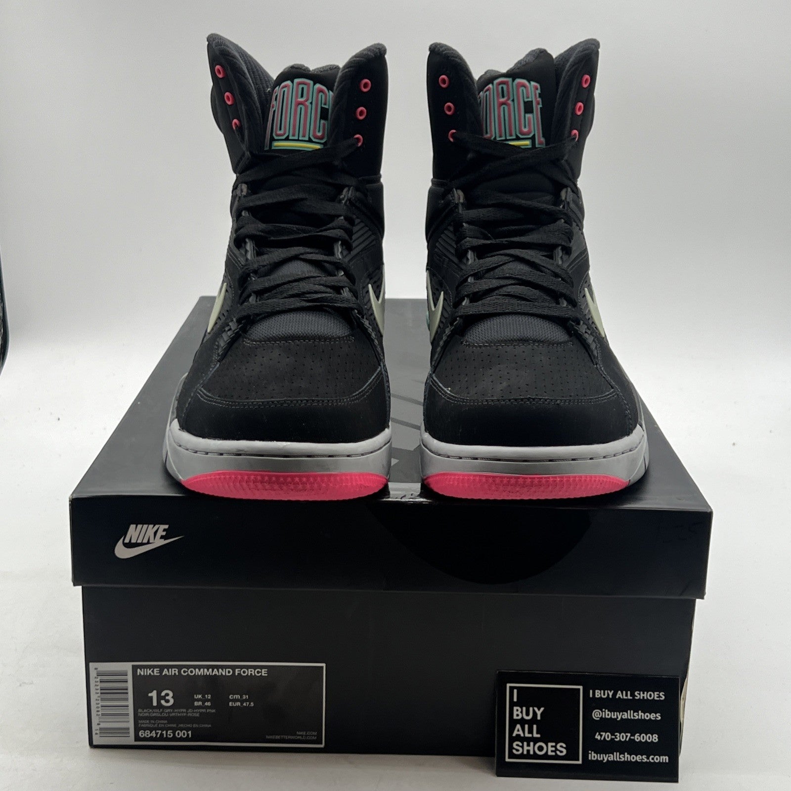 Size 13 - Nike Air Command Force Spurs (684715-001)