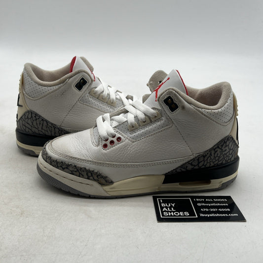 Size 3.5 - Air Jordan 3 Retro Mid White Cement Reimagined (DM0967-100)