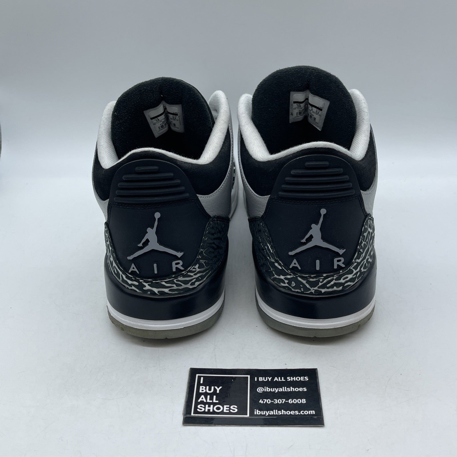 Size 14 - Air Jordan 3 Retro Wolf Grey (136064-004)