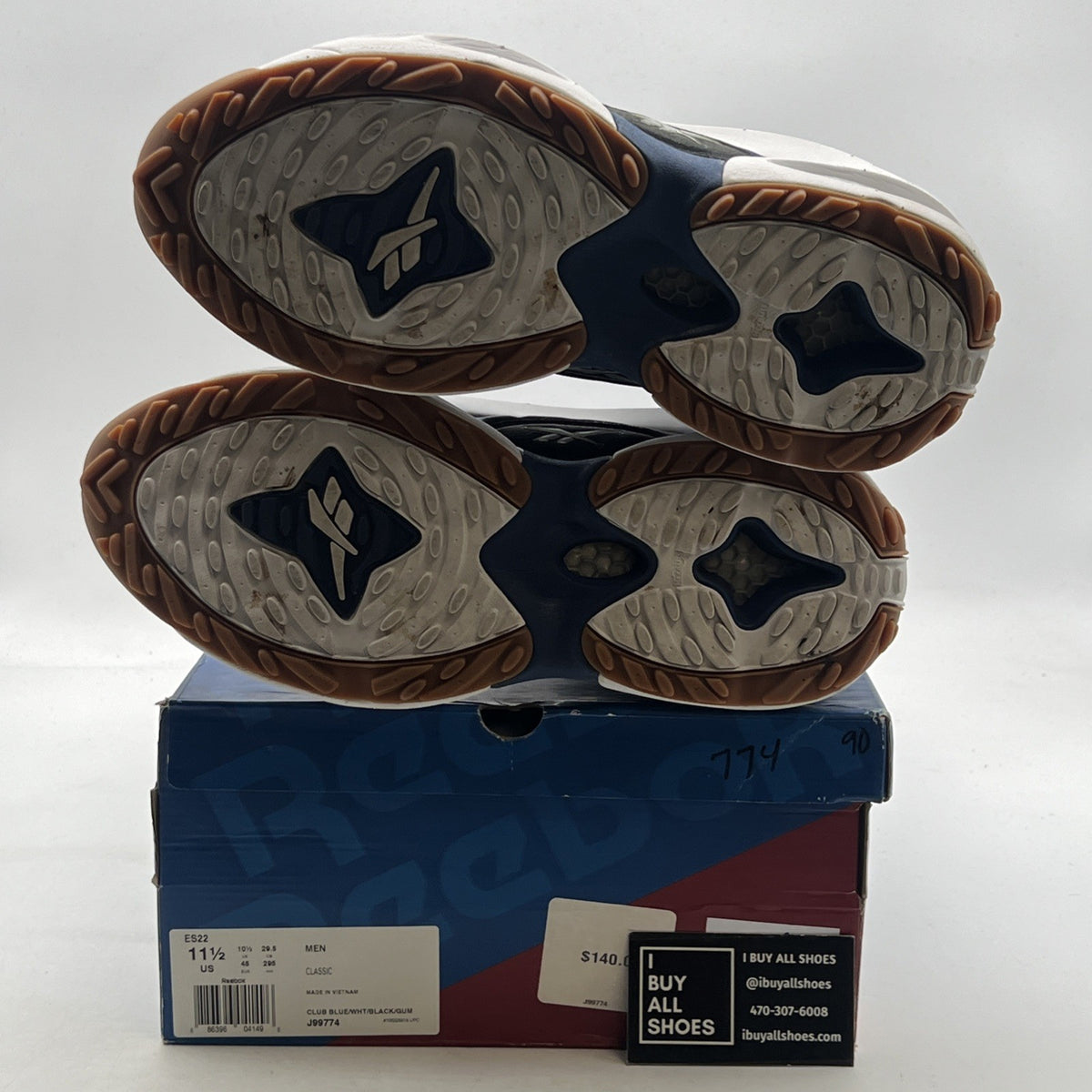Size 11.5 - Reebok ES22 OG 2012 Club Blue (J99774)