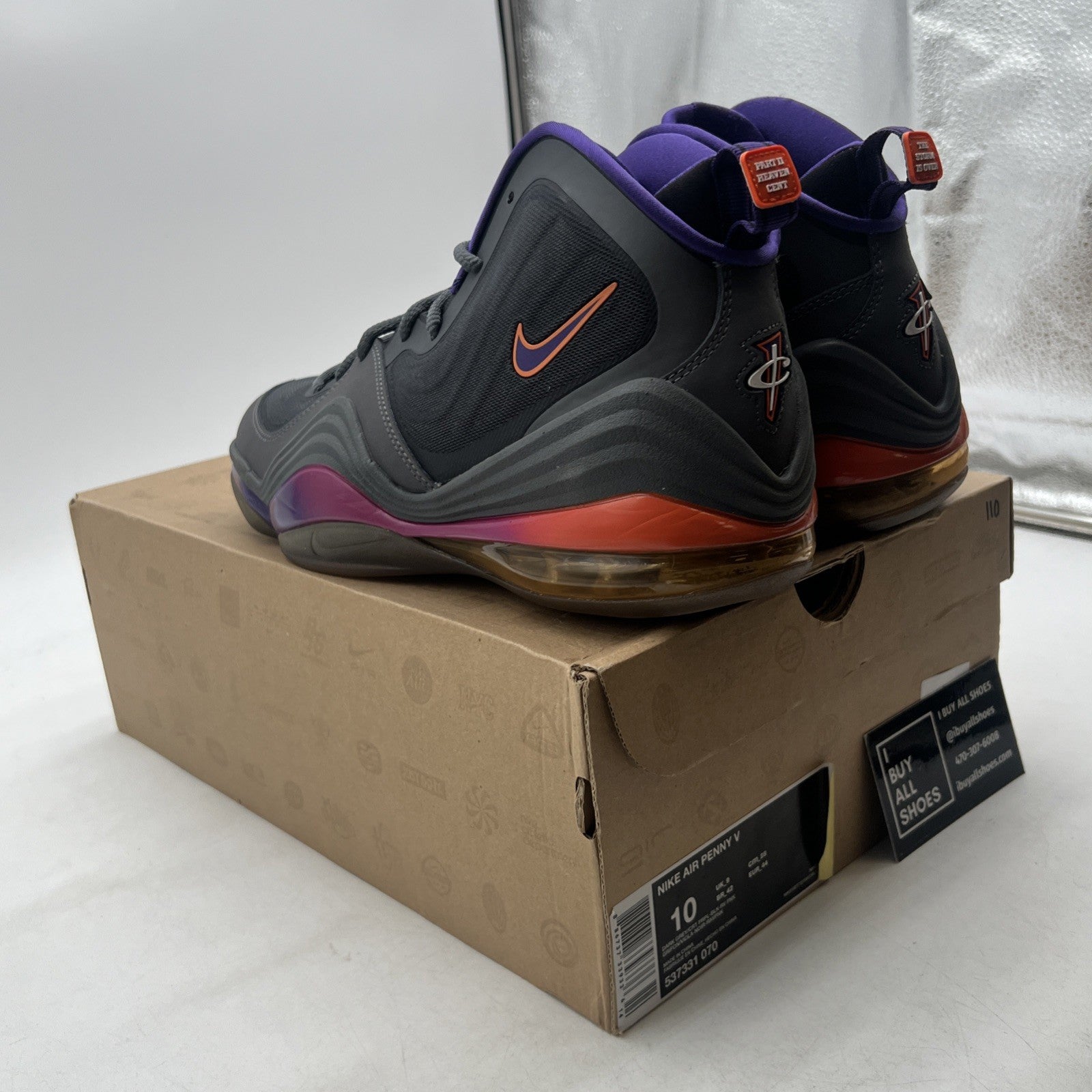 Size 10 - Nike Air Penny 5 Phoenix (537331-070)