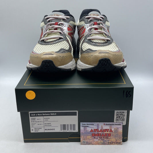 Size 11.5 - New Balance Aimé Leon Dore x 860v2 Red Grey Black (ML860AD2)