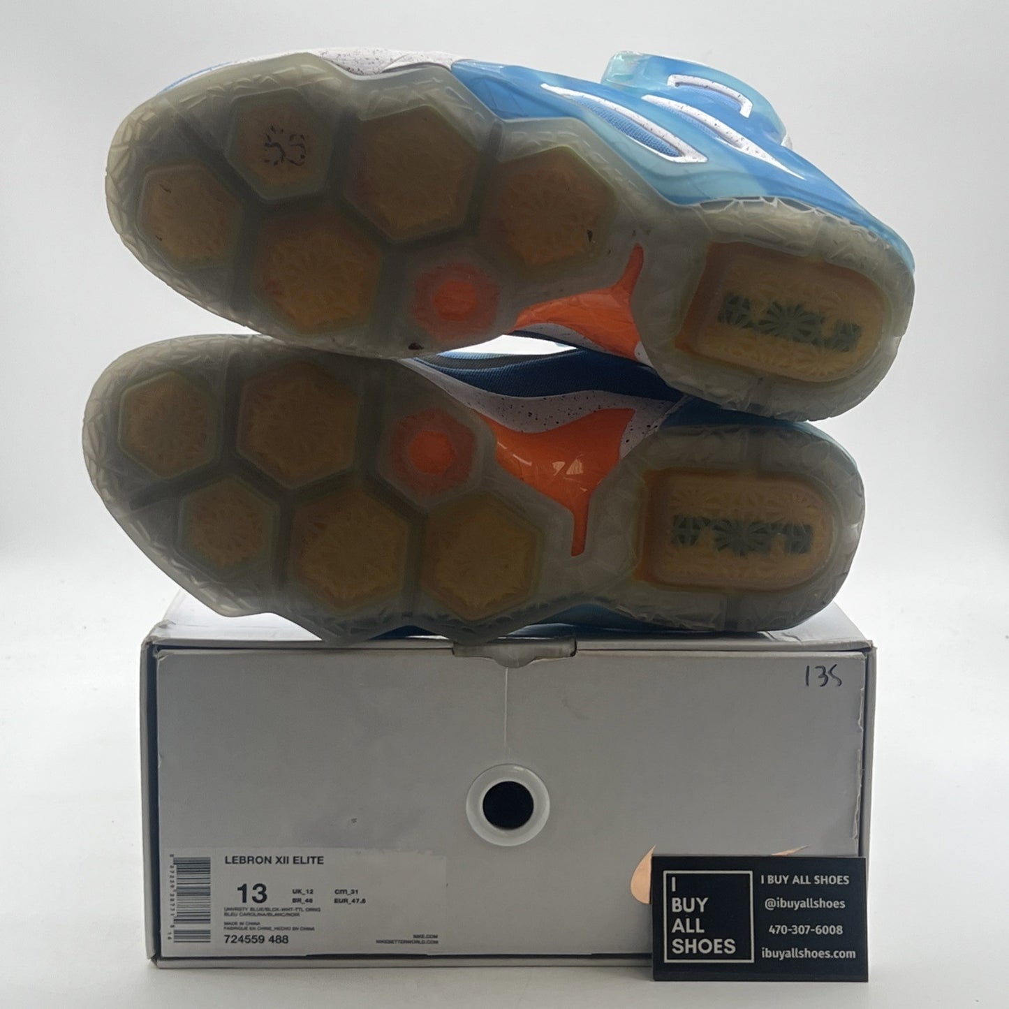 Size 13 - Nike LeBron 12 Elite Elevate (724559-488)