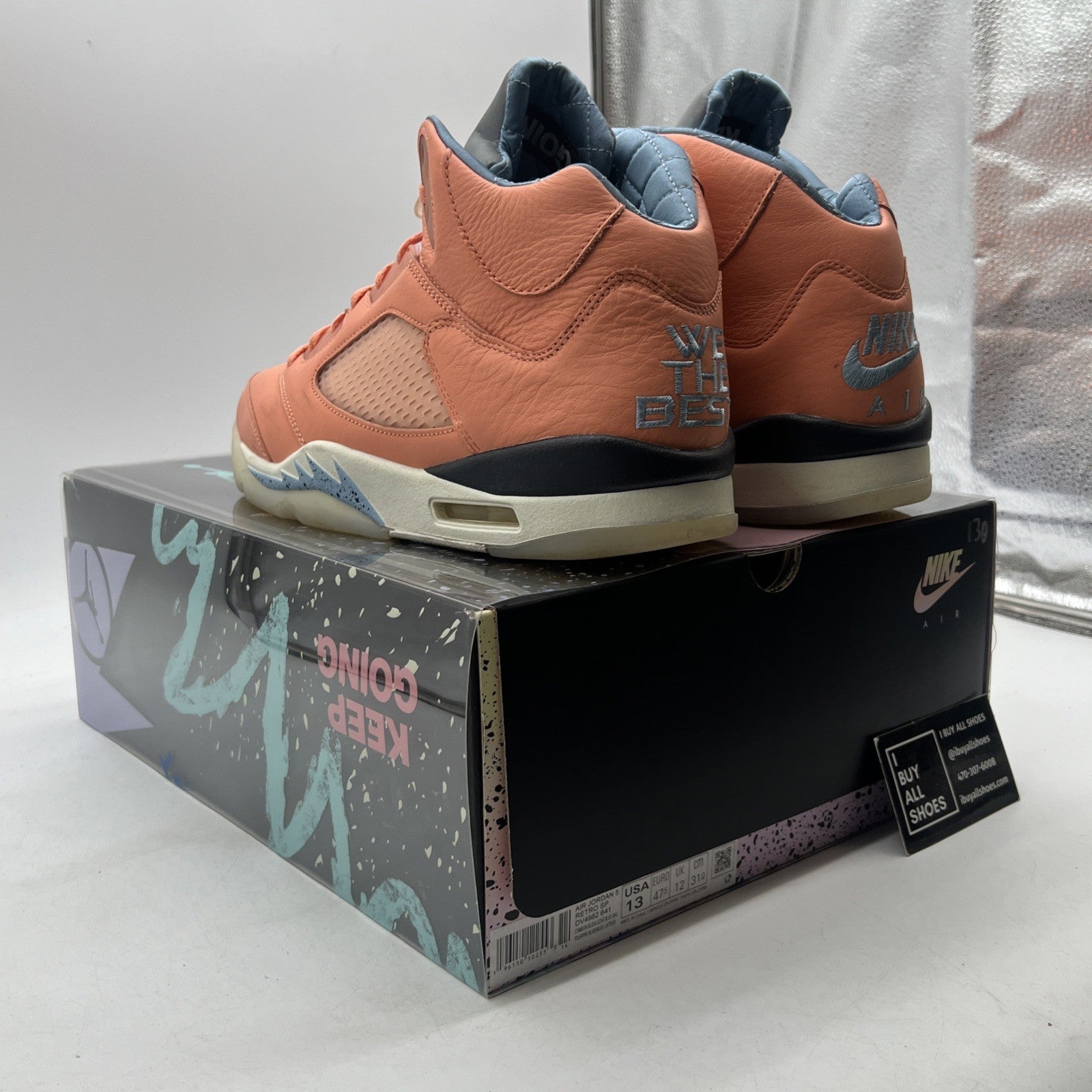 Size 13 - Air Jordan 5 Retro x DJ Khaled Mid We The Best - Crimson Bliss