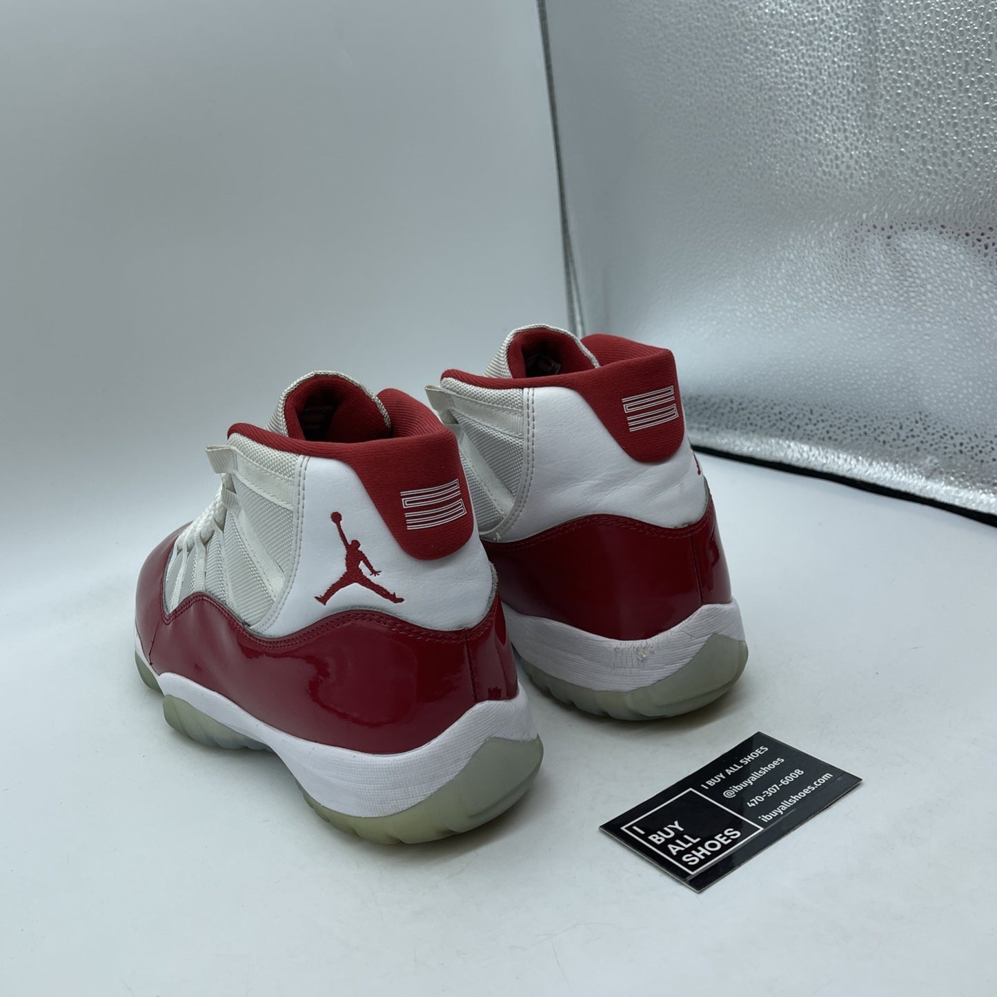Size 10.5 - Jordan 11 Retro High Cherry White Red Suede Leather (CT8012-116)