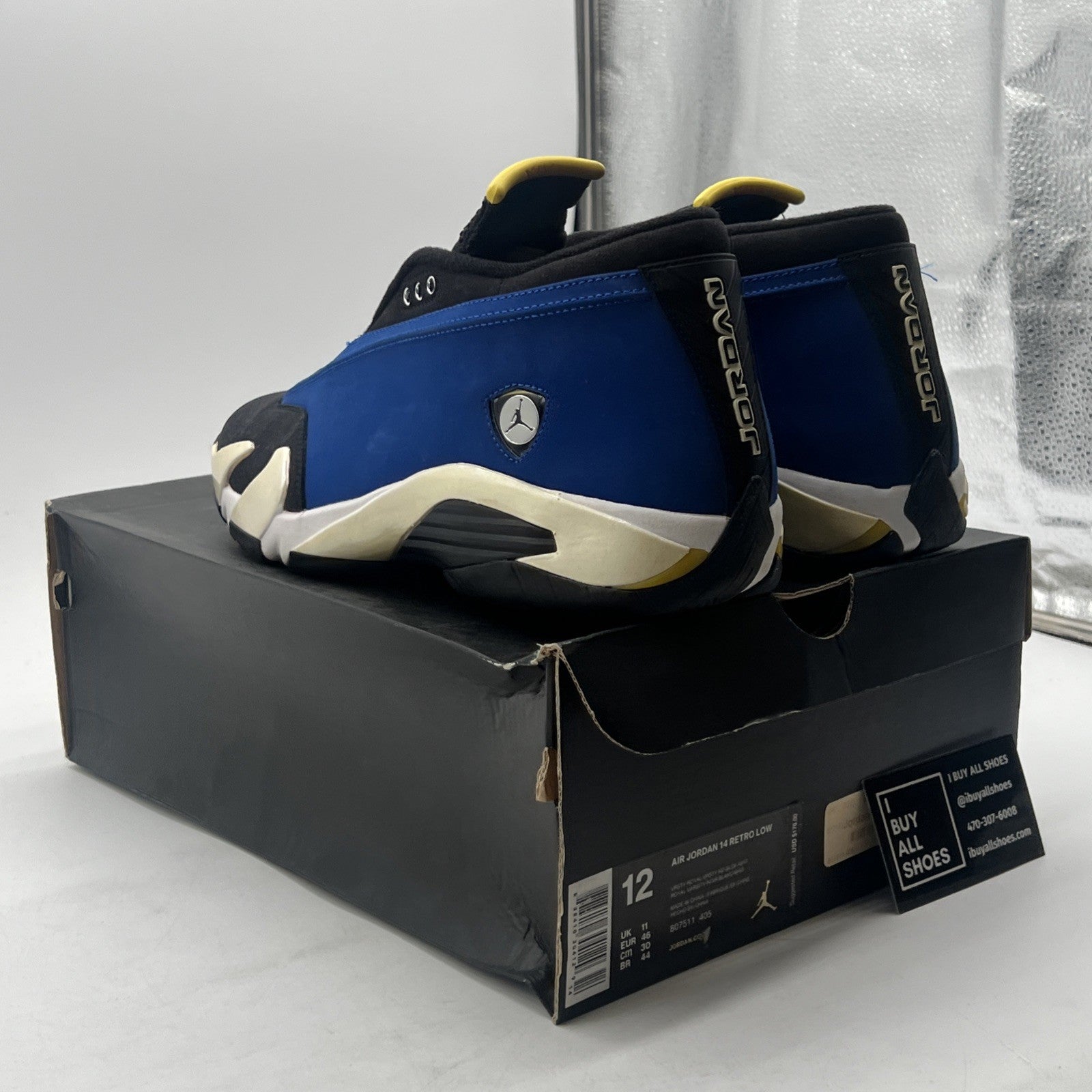 Size 12 - Air Jordan 14 Retro 2015 Low Laney (807511-405)