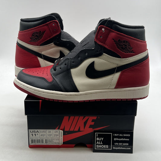 Size 11.5 - Air Jordan 1 Retro OG High Bred Toe (555088-610)