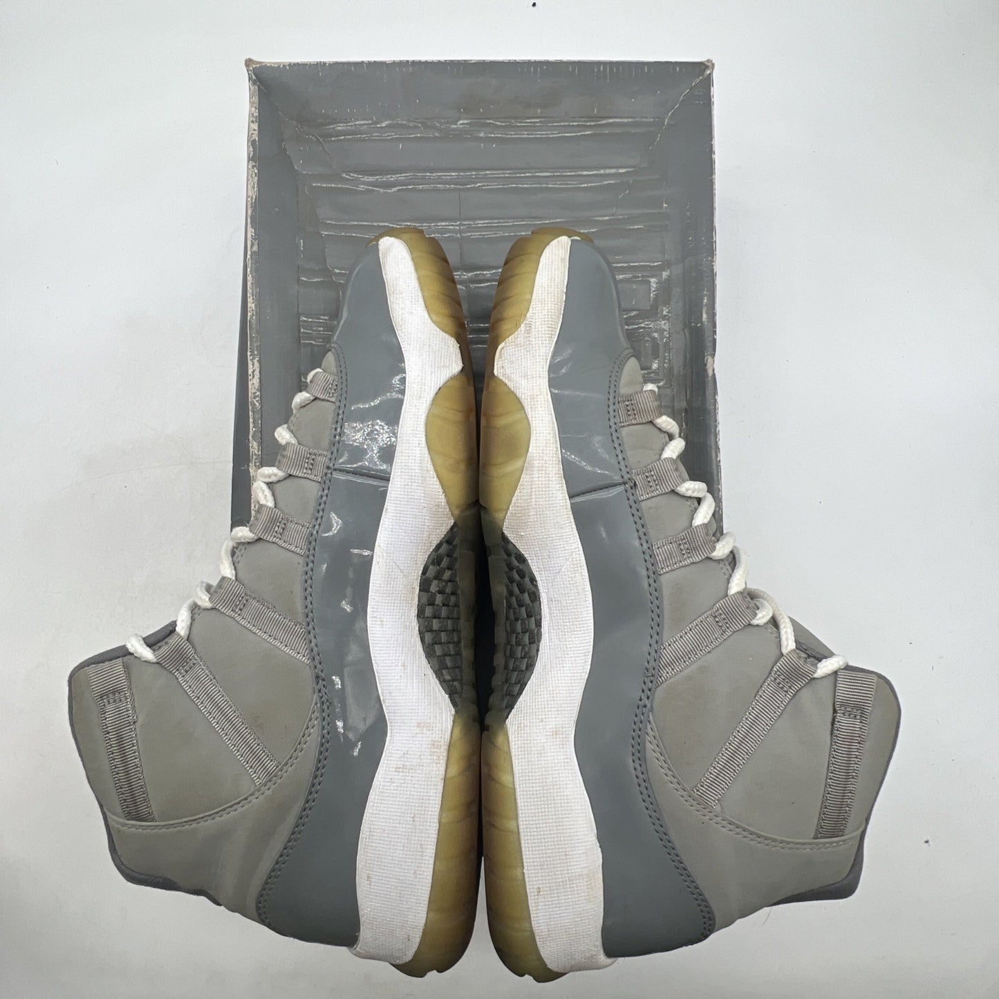 Size 10.5 - Air Jordan 11 Retro 2010 Cool Grey (378037-001)