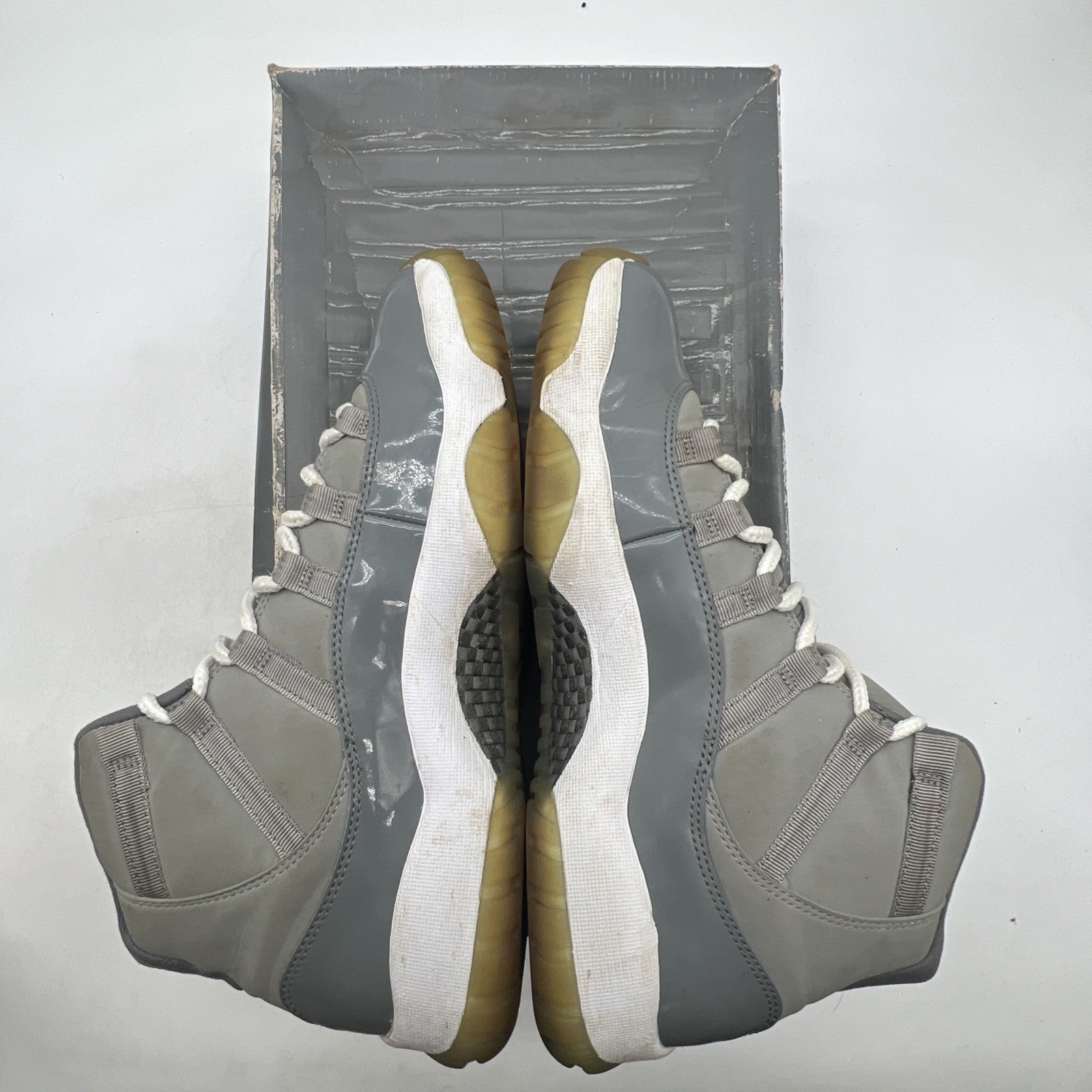 Size 10.5 - Air Jordan 11 Retro 2010 Cool Grey (378037-001)