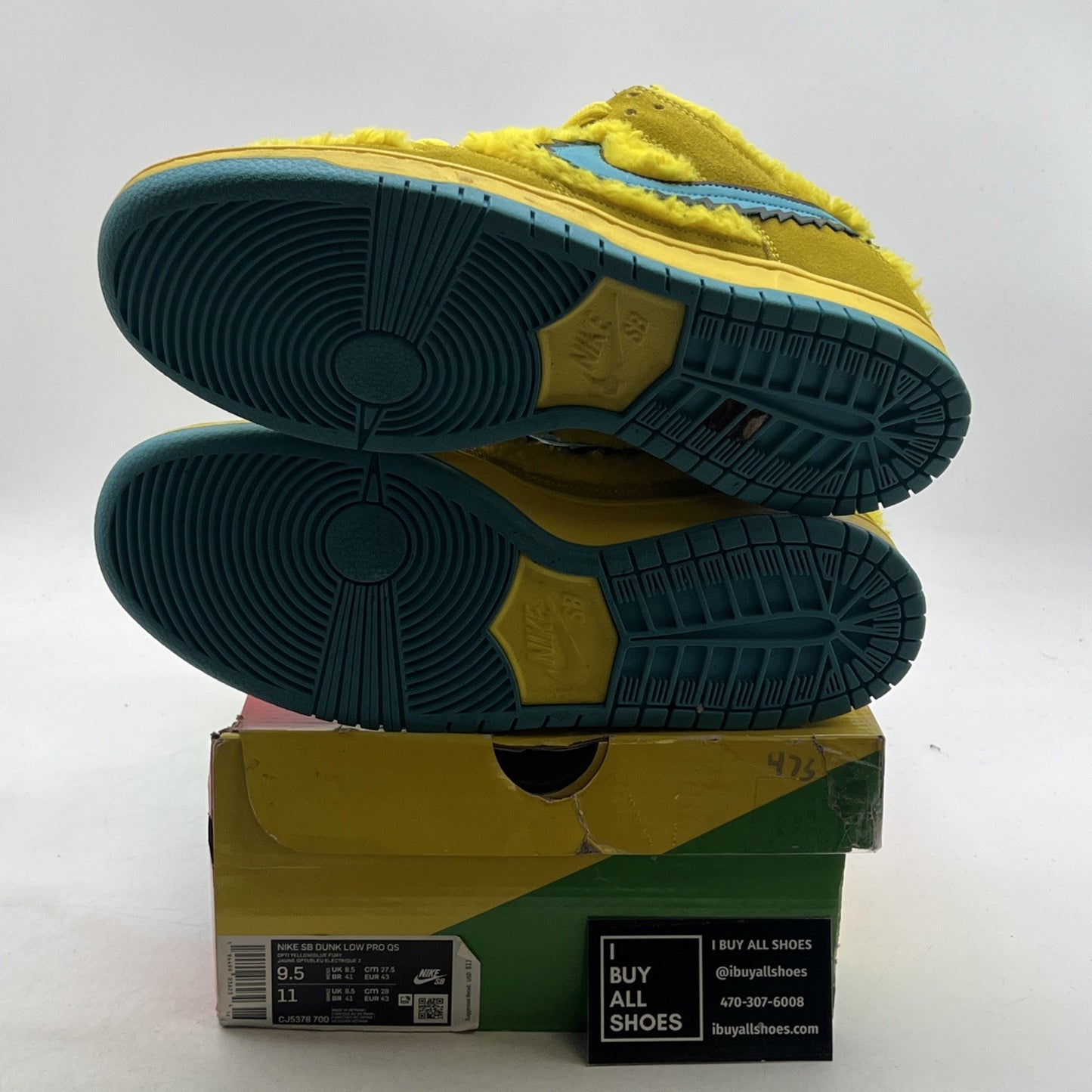 Size 9.5 - Nike Dunk Low SB x Grateful Dead Yellow Bear (CJ5378-700)