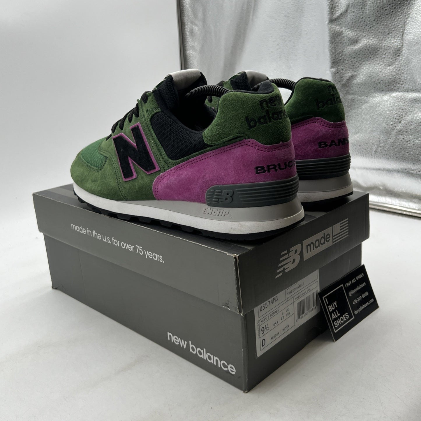 Size 9.5 - New Balance NB1 574 Custom Multicolor (US574M1)