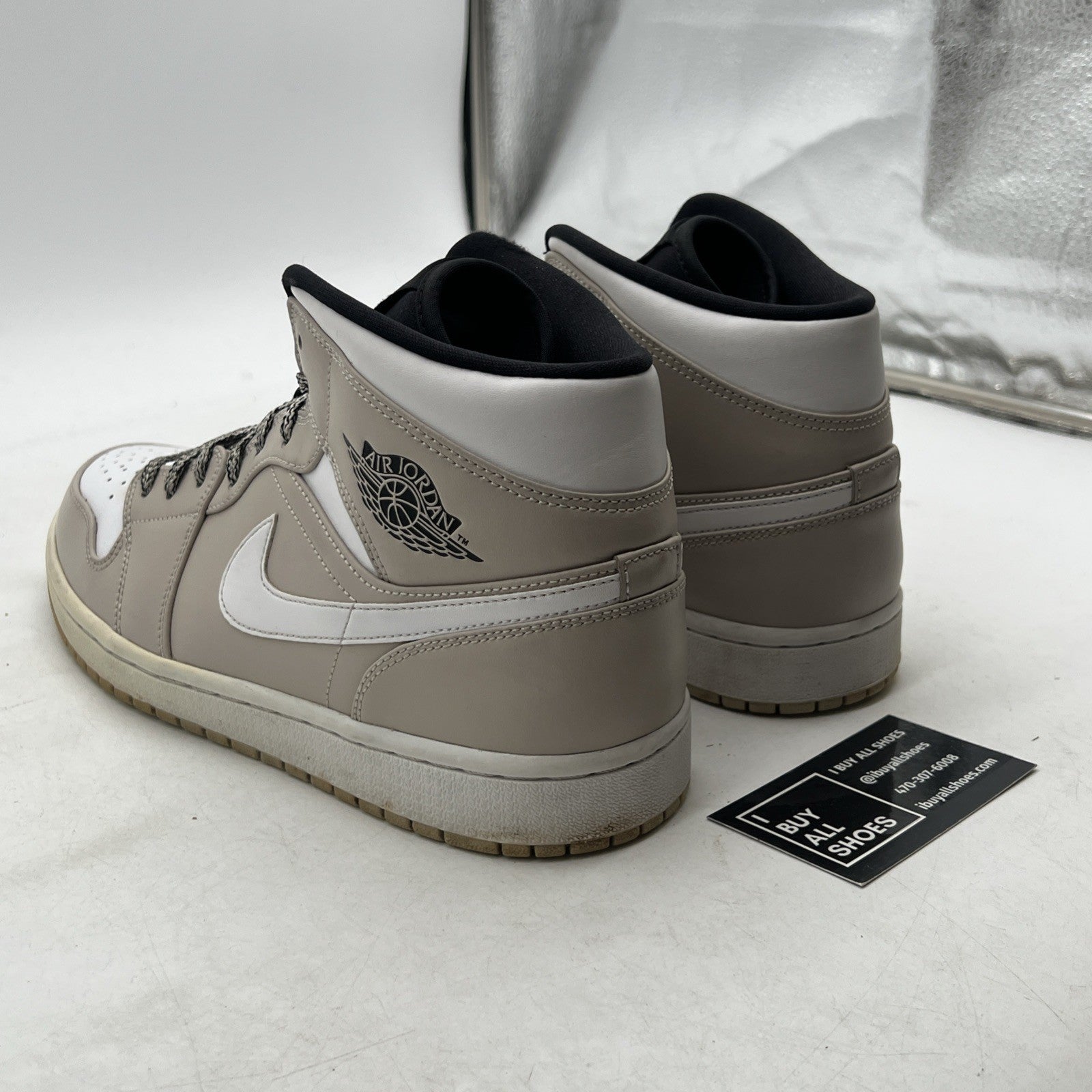 Size 10.5 - Air Jordan 1 Mid Desert Sand (554724-047)