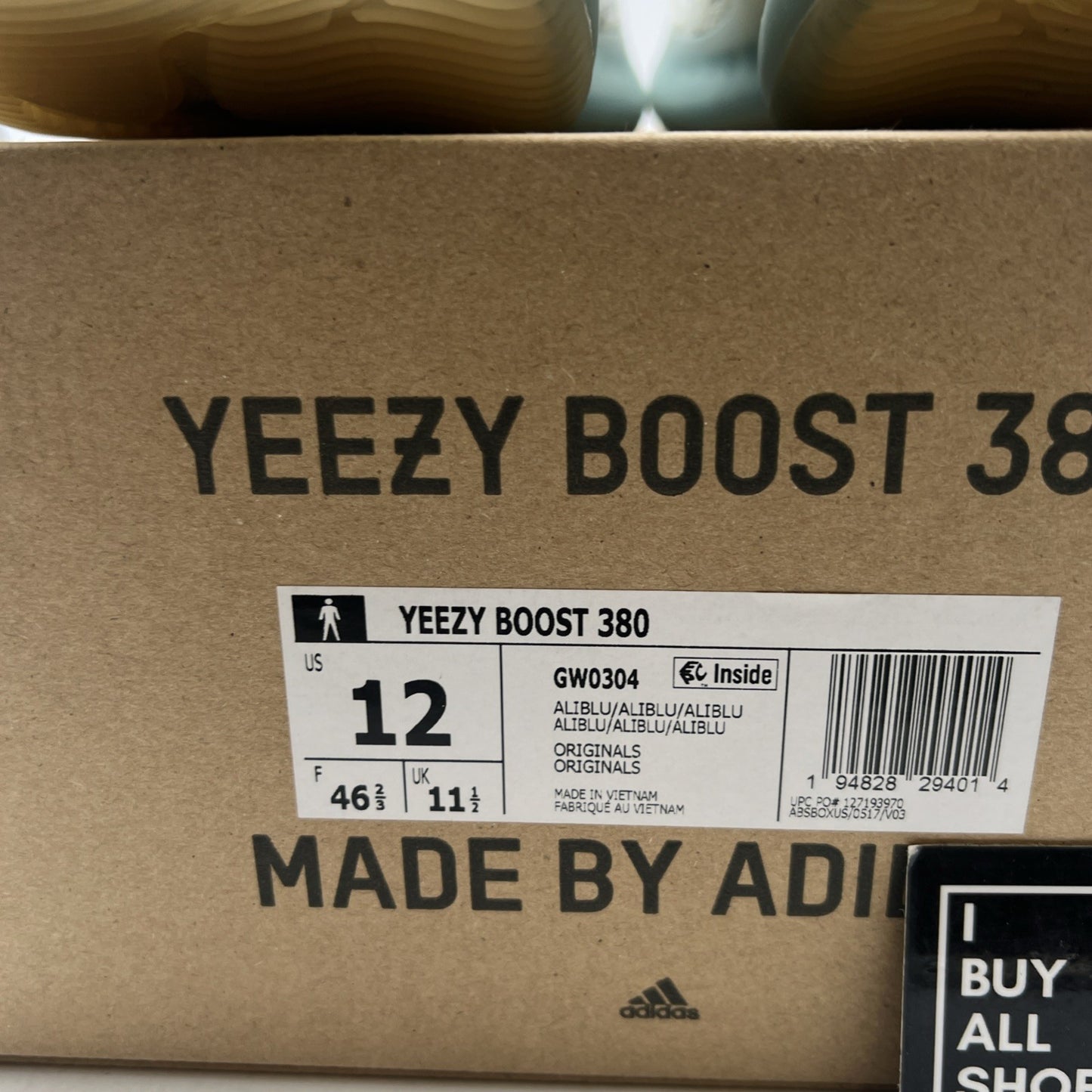 Size 12 - adidas Yeezy Boost 380 Alien Blue (GW0304)