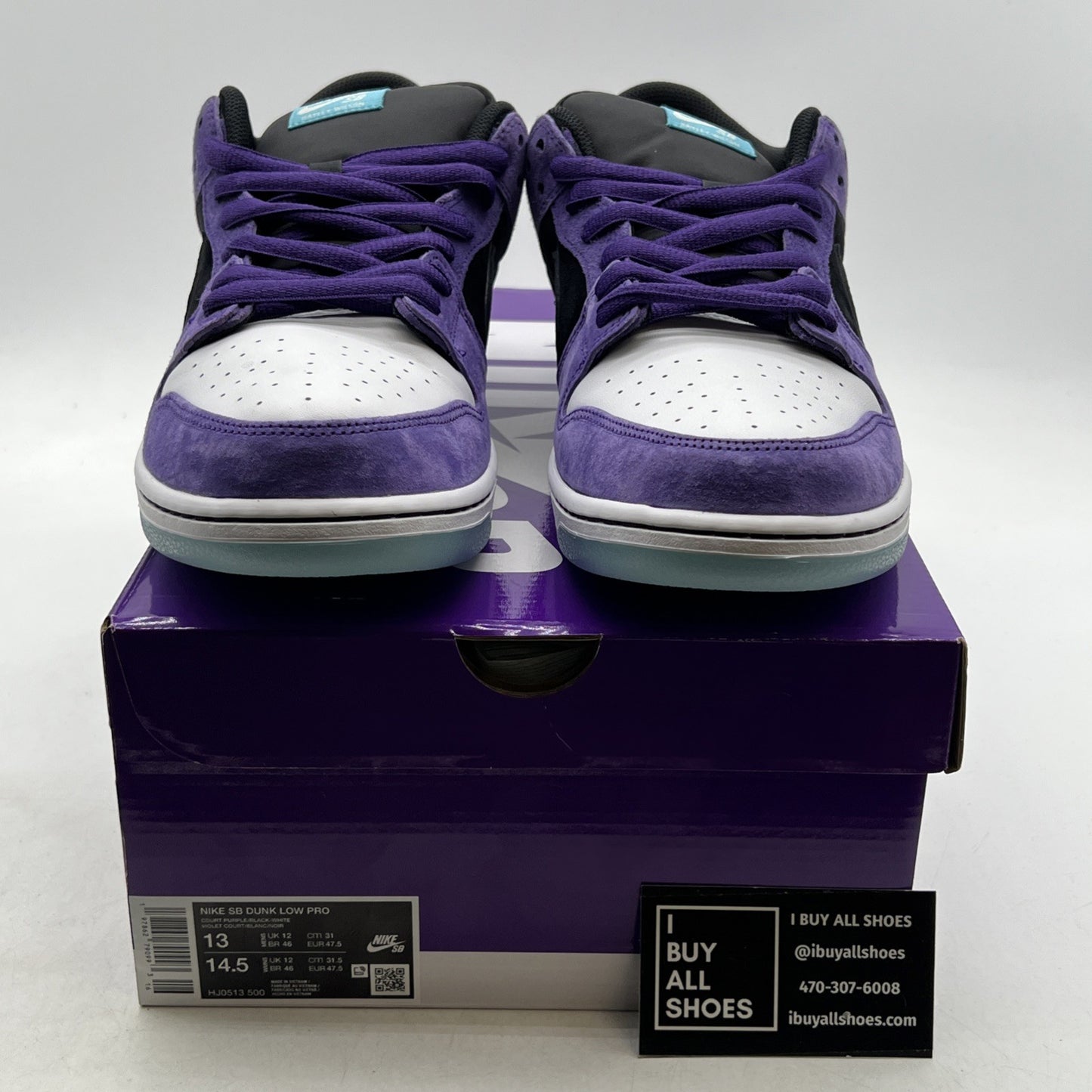 Size 13 - Nike Hayley Wilson x Dunk SB Low Court Purple (HJ0513-500)