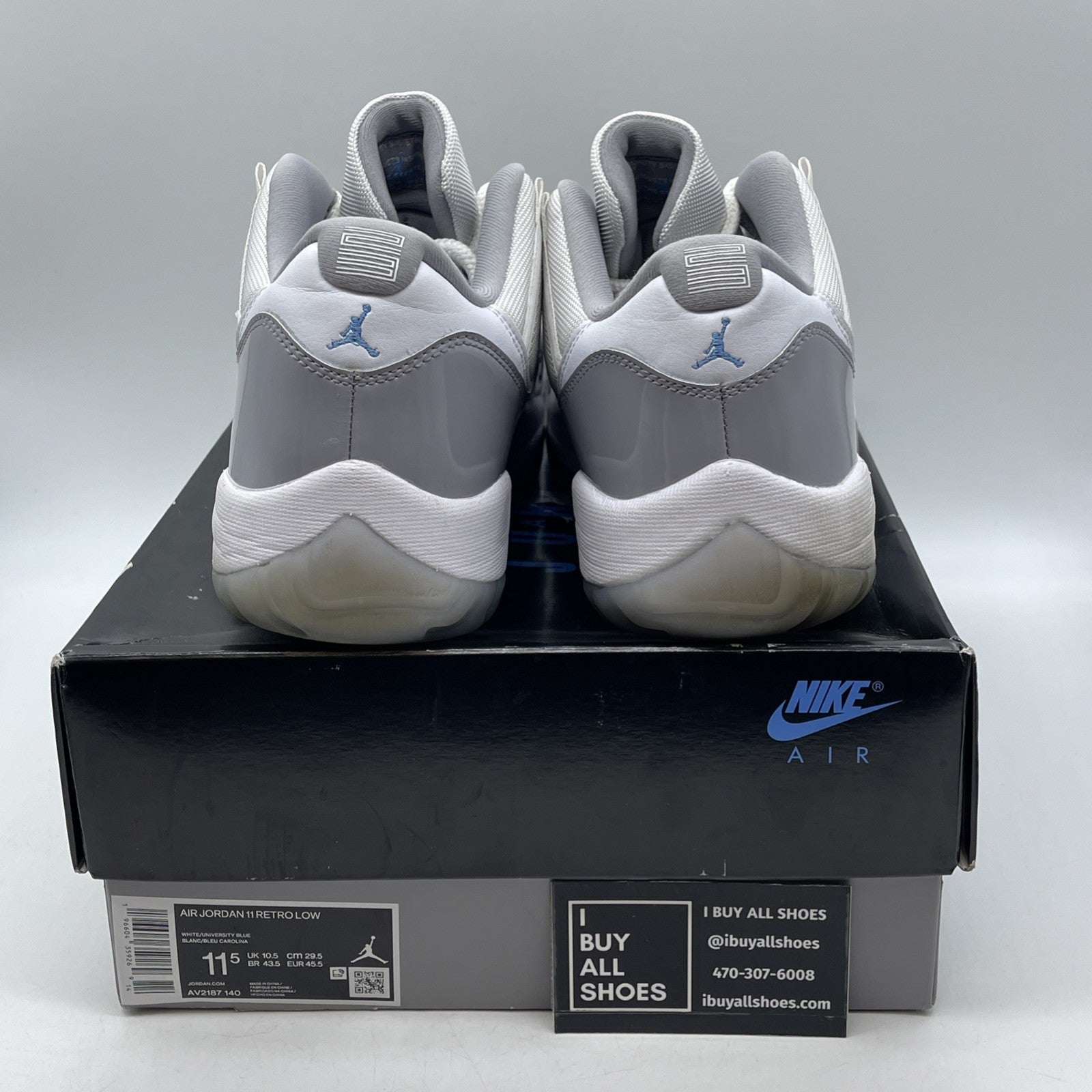 Size 11.5 - Air Jordan 11 Retro Low Cement Grey (AV2187-140)