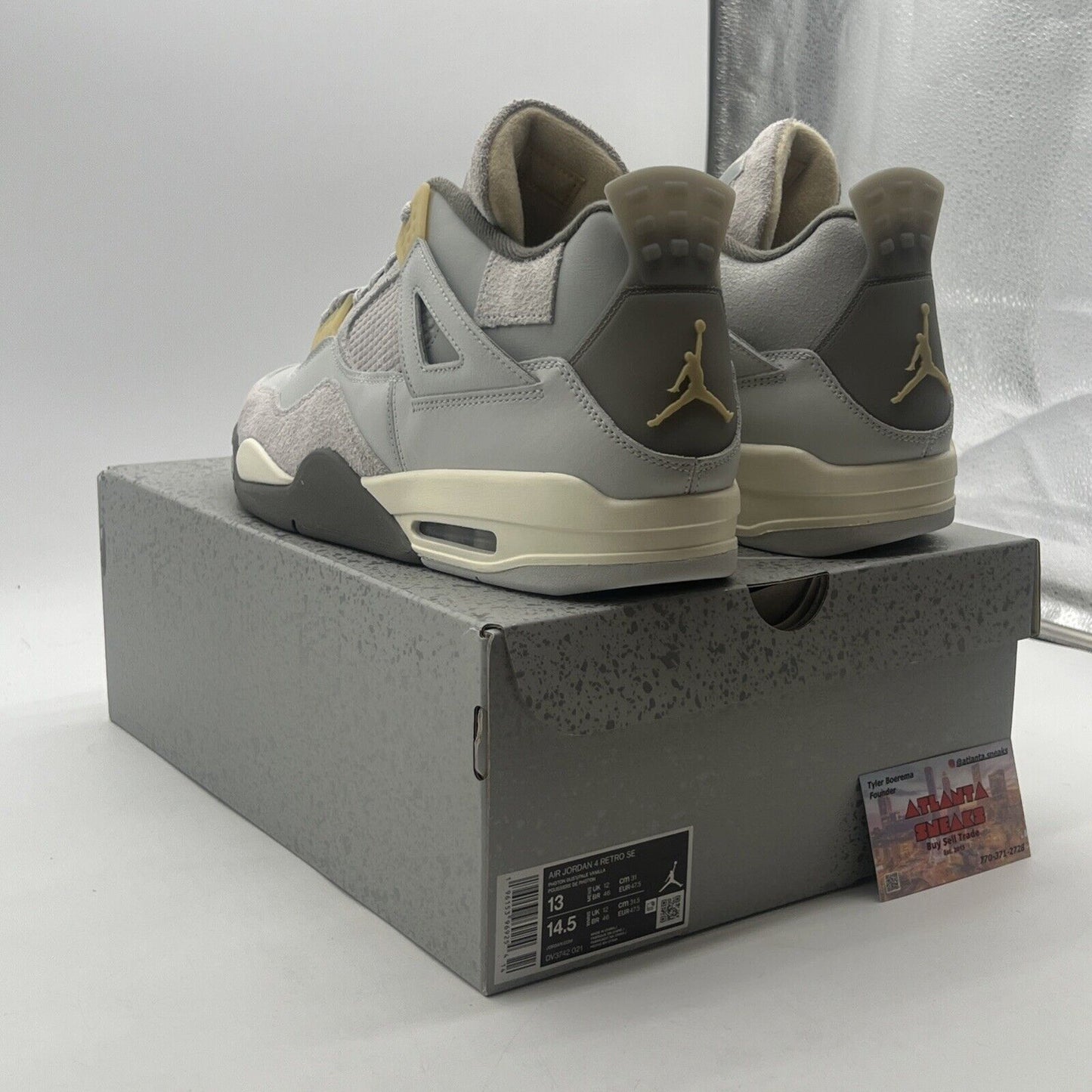 Size 13 - Air Jordan 4 Retro SE Low Craft (DV3742-021)