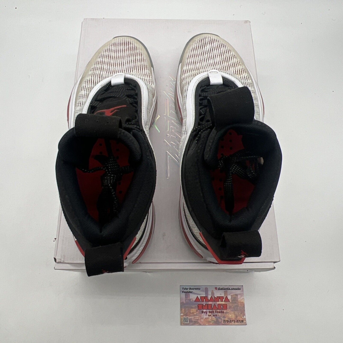 Size 8 - Air Jordan 36 Psychic Energy Black Red White (CZ2650-100)