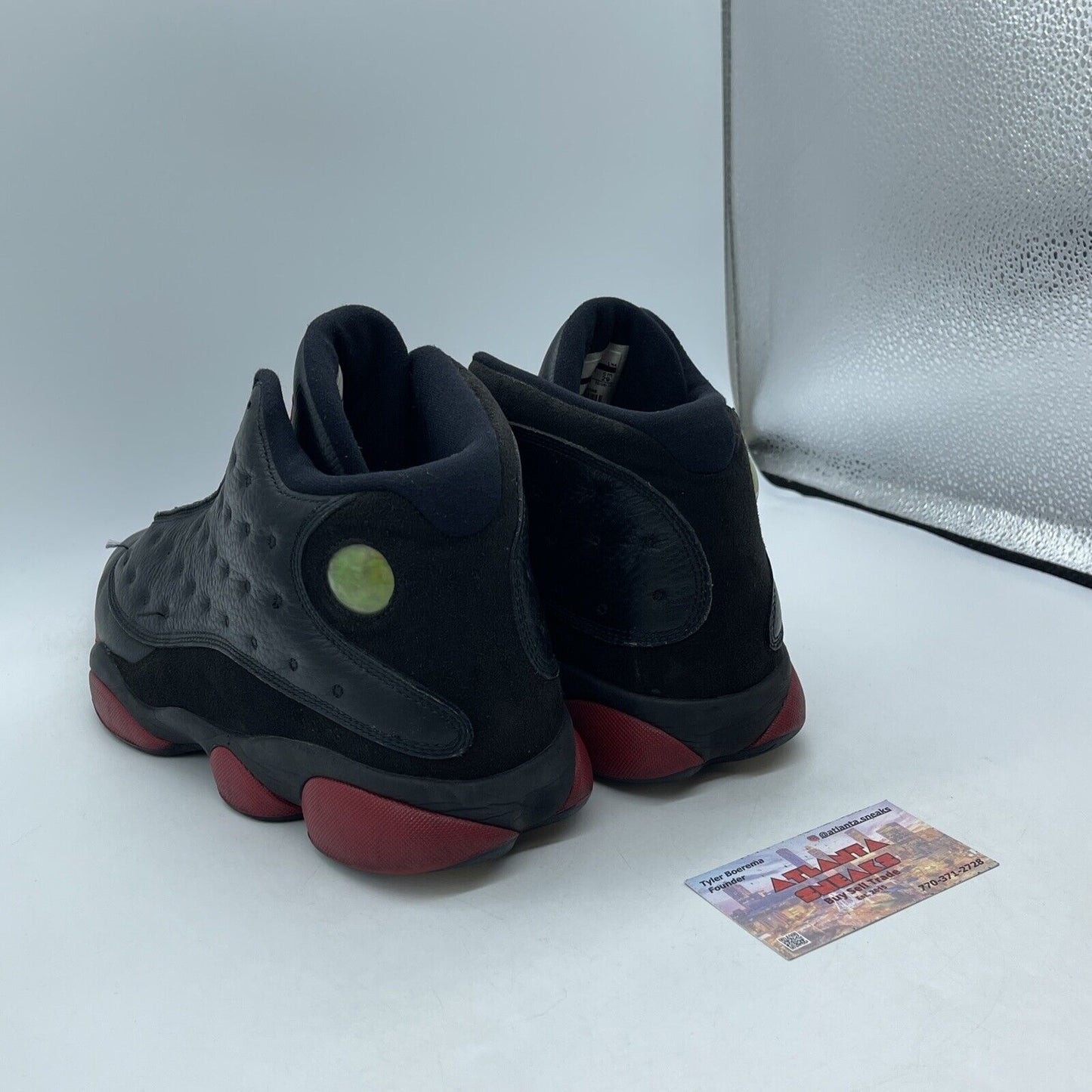 Size 11 - Air Jordan 13 Retro Dirty Bred Red Black Leather Suede (414571-003)