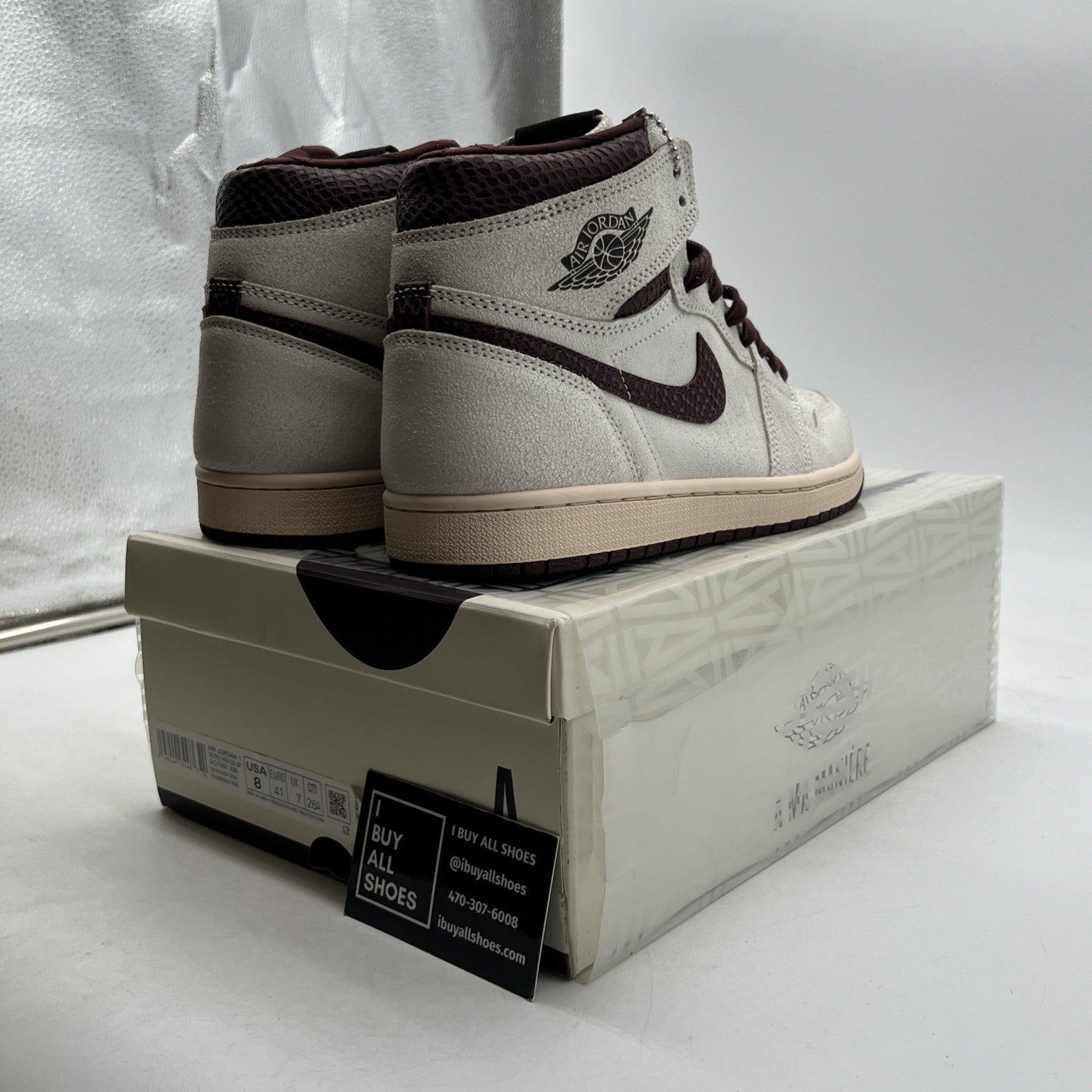 Size 8 - Air Jordan 1 OG x A Ma Maniere High Airness (DO7097-100)