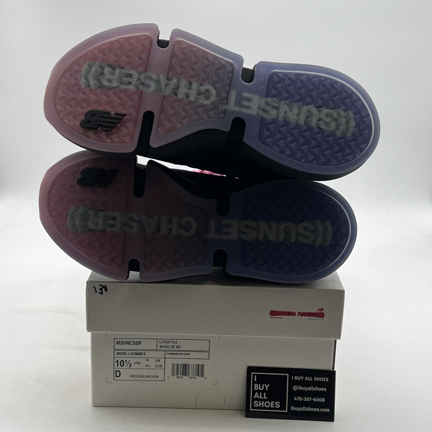 Size 10.5 - New Balance Jaden Smith x Vision Racer Sunset Chaser - Black Mirage