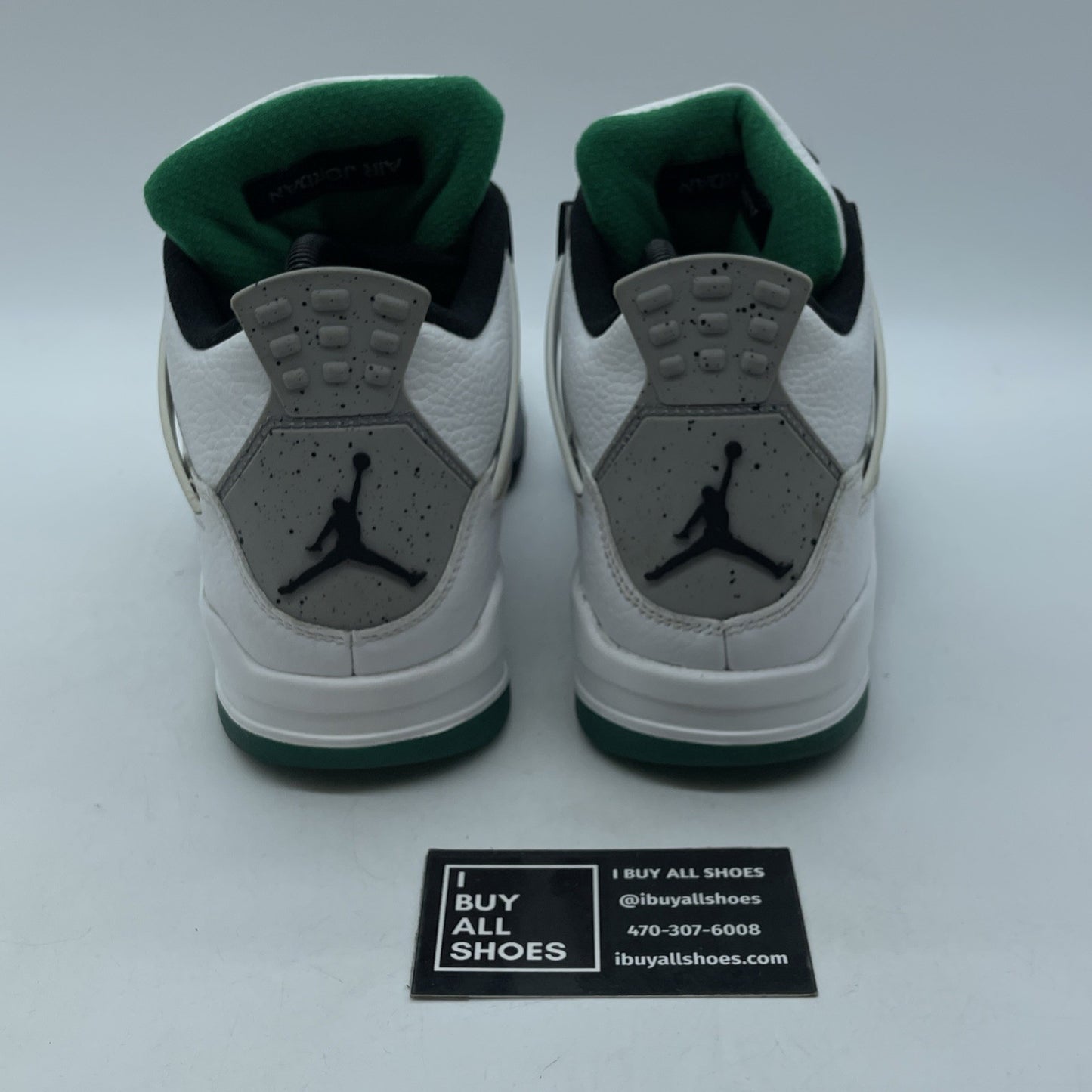 Size 9W - Air Jordan 4 Retro Rasta White Grey Leather (AQ9129-100)