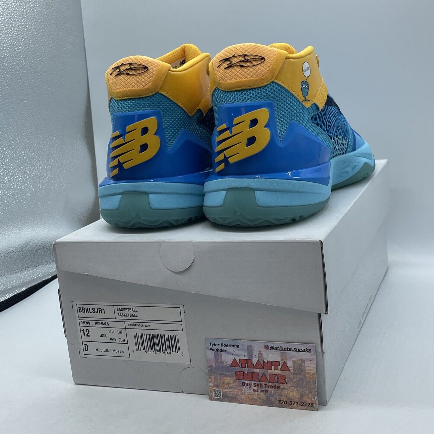 Size 12 - New Balance Jolly Rancher x KAWHI Blue Raspberry Suede (BBKLSJR1)