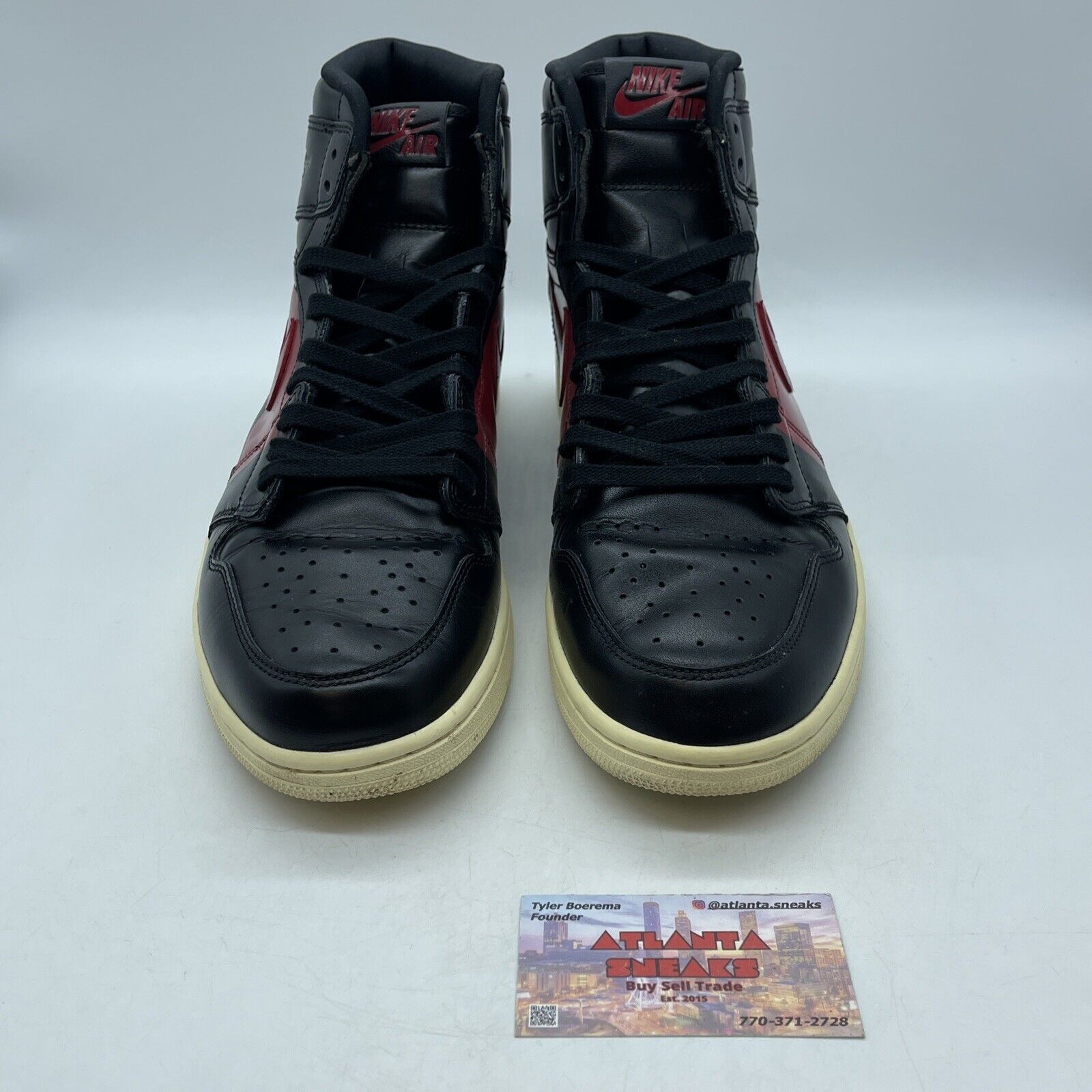 Size 13 - Air Jordan 1 Retro OG High Couture White Black Red (BQ6682-006)