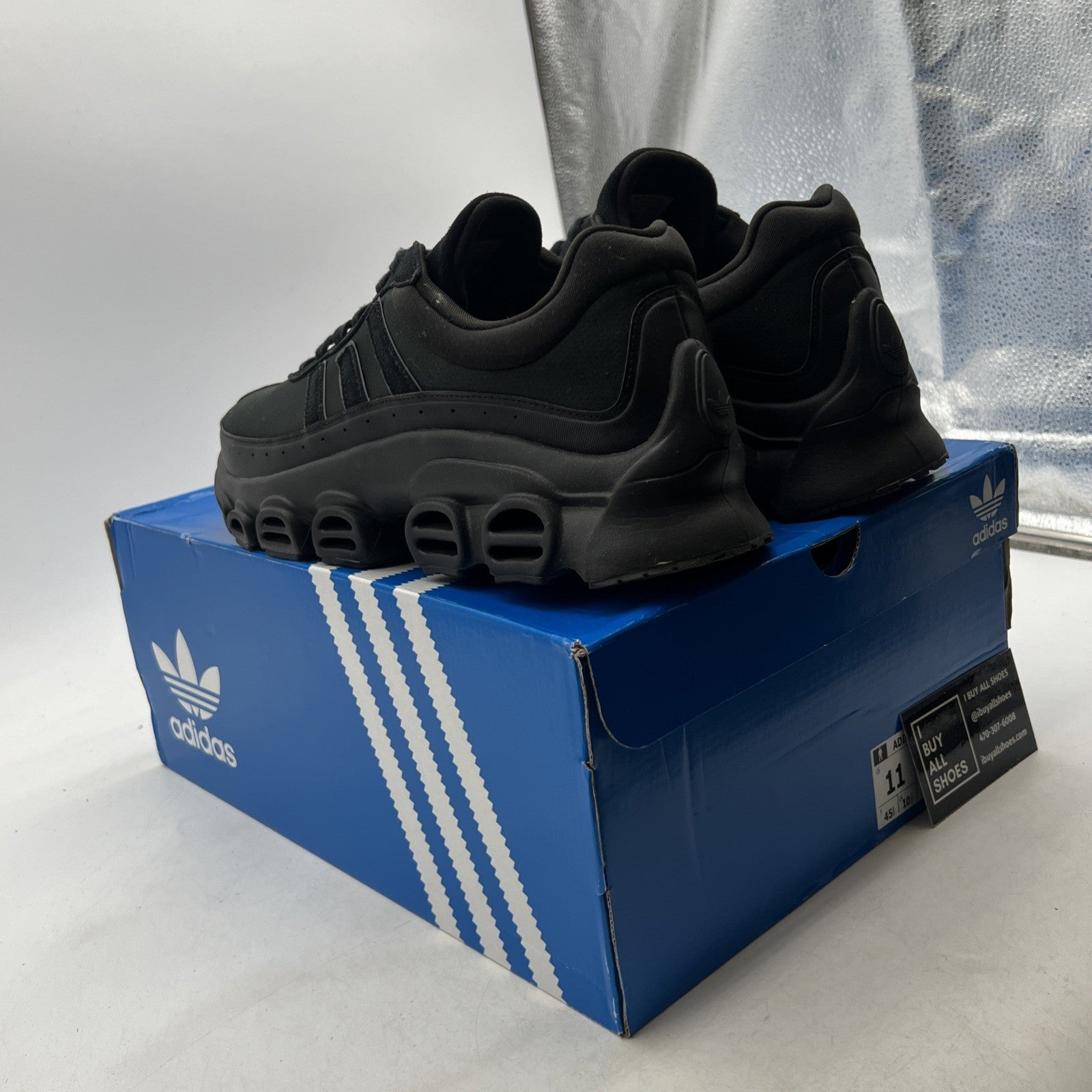 Size 11 - adidas adiFOM Megaride Core Black (IE4047)