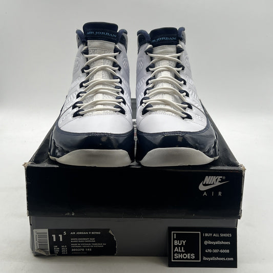 Size 11.5 - Air Jordan 9 Retro UNC (302370-145)