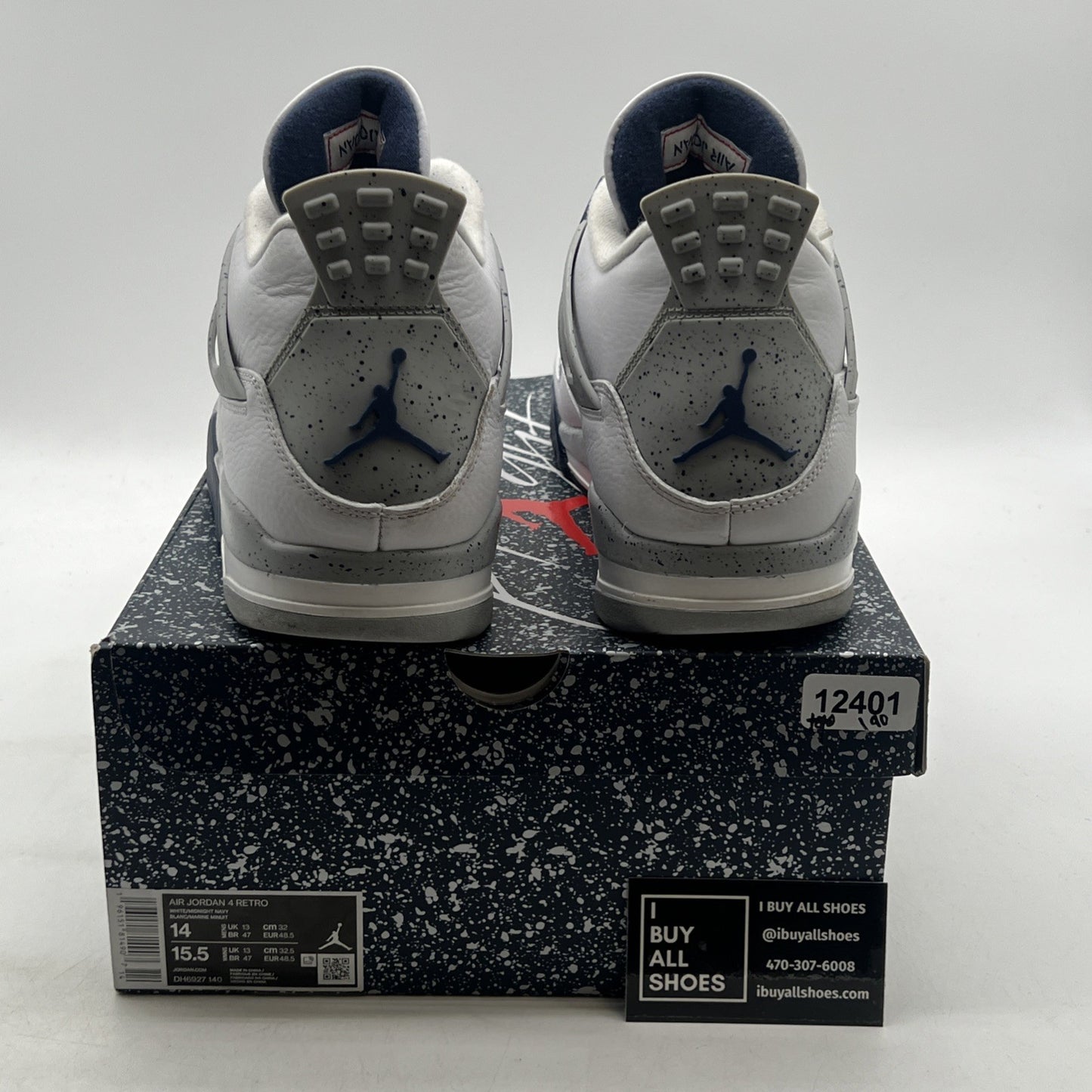Size 14 - Air Jordan 4 Retro Mid Midnight Navy (DH6927-140)