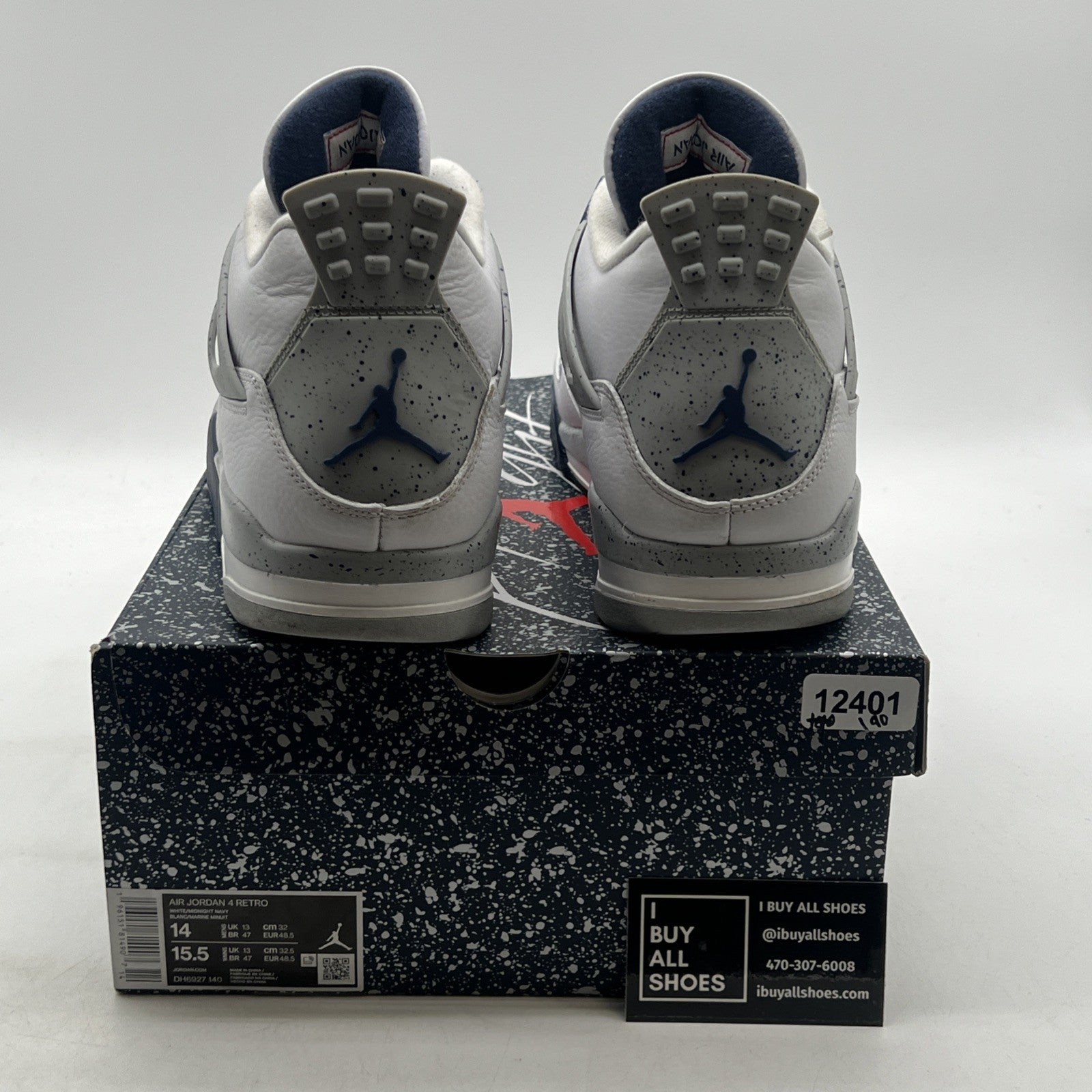 Size 14 - Air Jordan 4 Retro Mid Midnight Navy (DH6927-140)